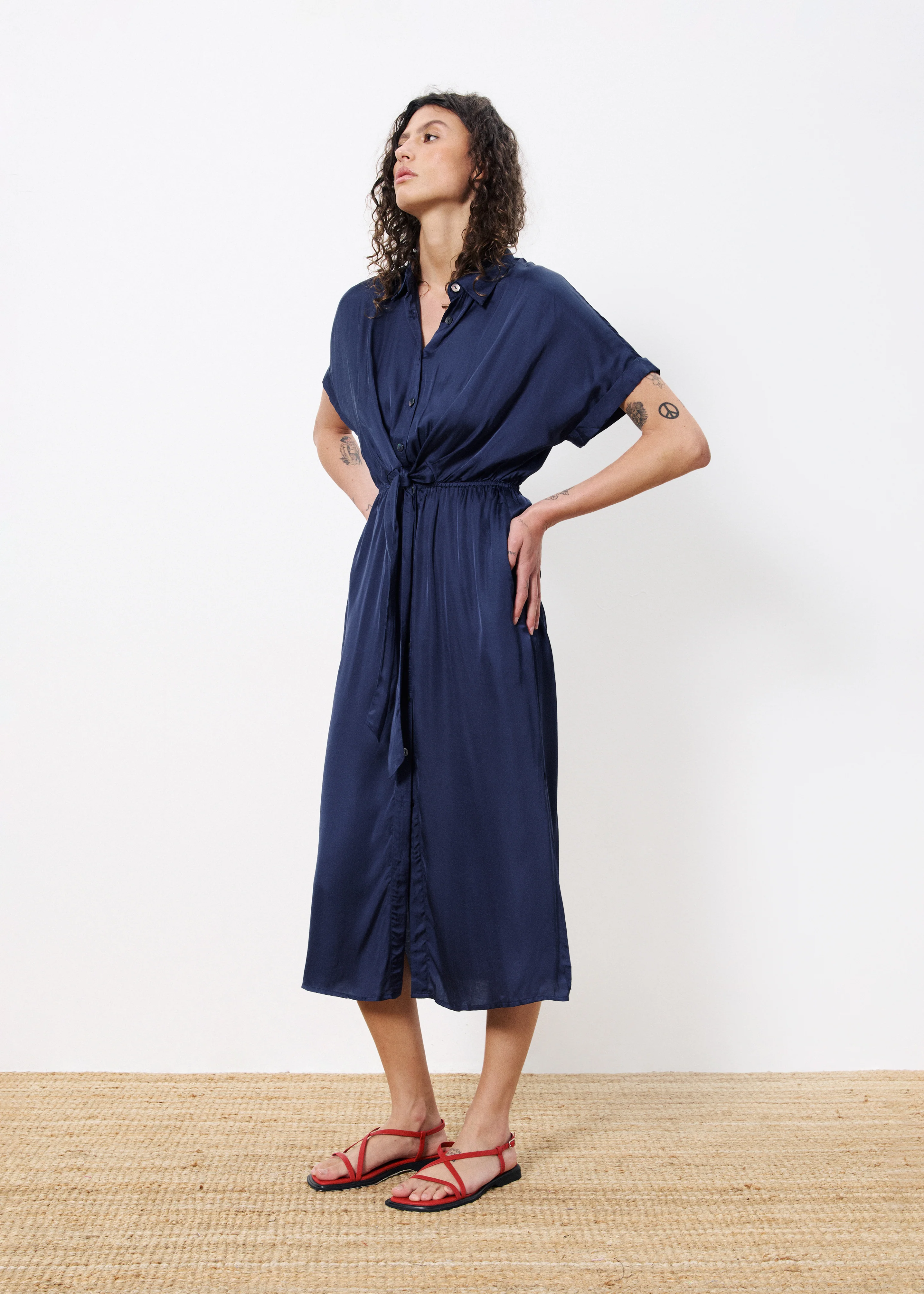 Robe ESTEE Bleu marine - Image 2