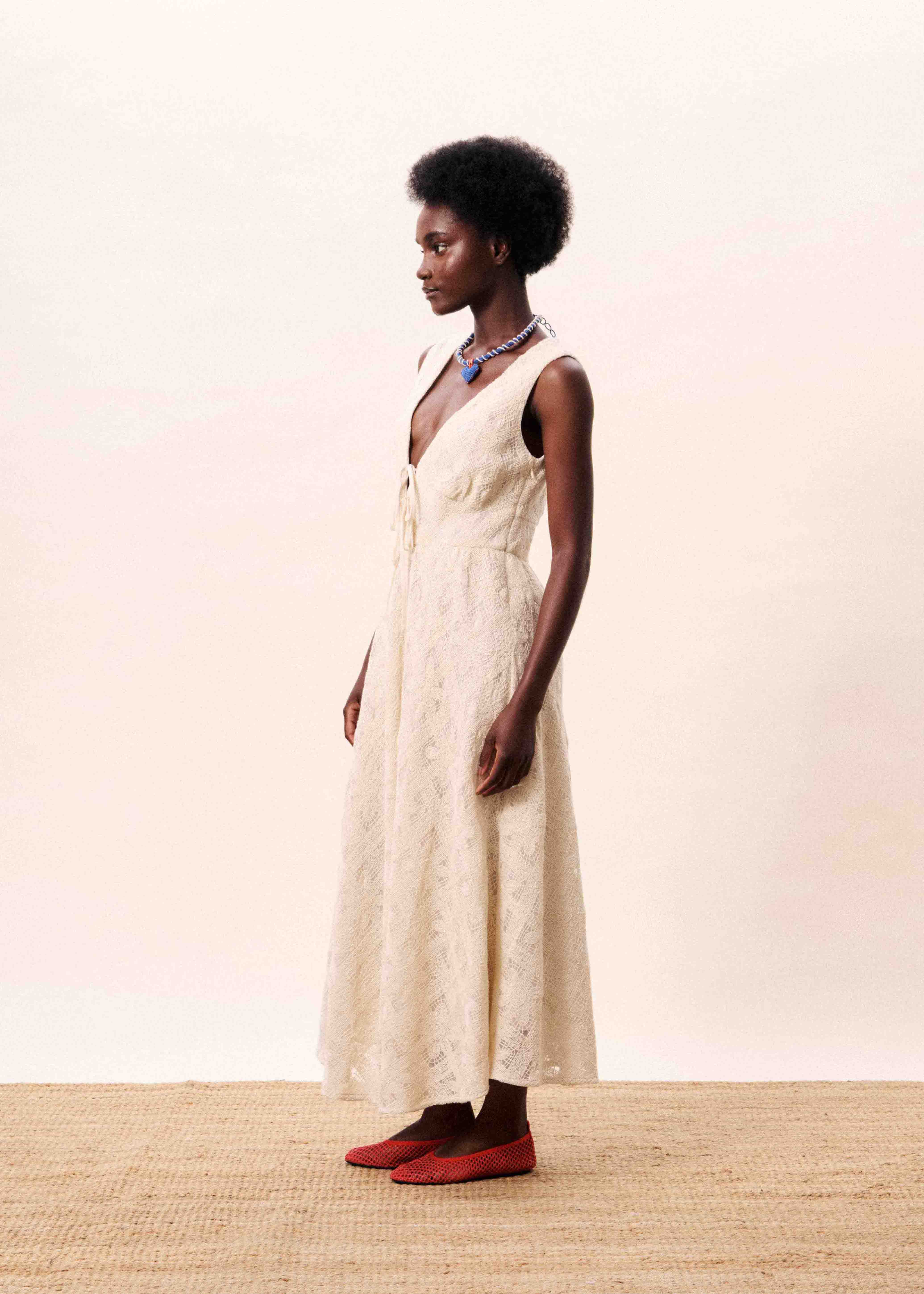 Robe FLORIPA Creme - Image 2