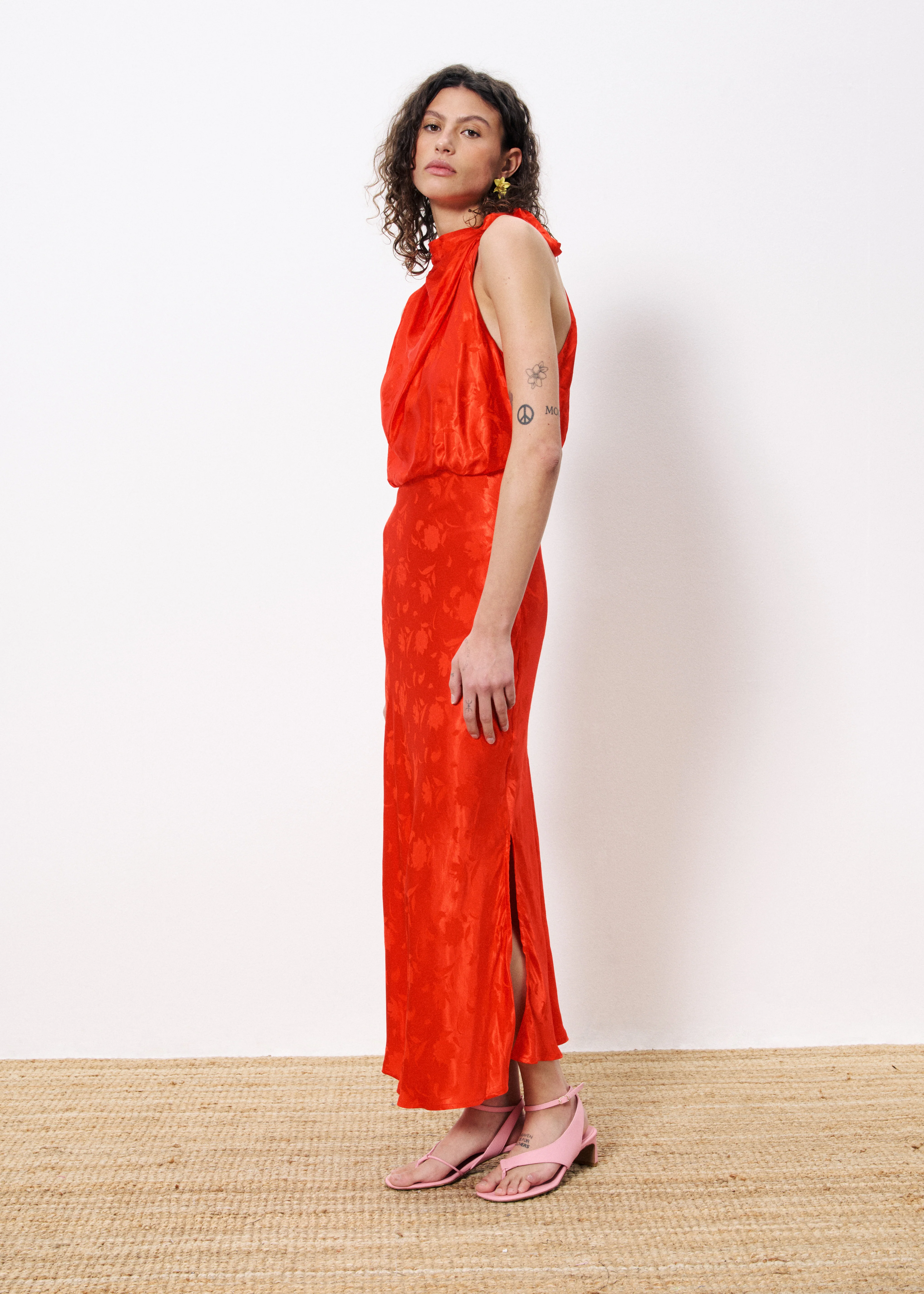Robe NELCIE Rouge - Image 2