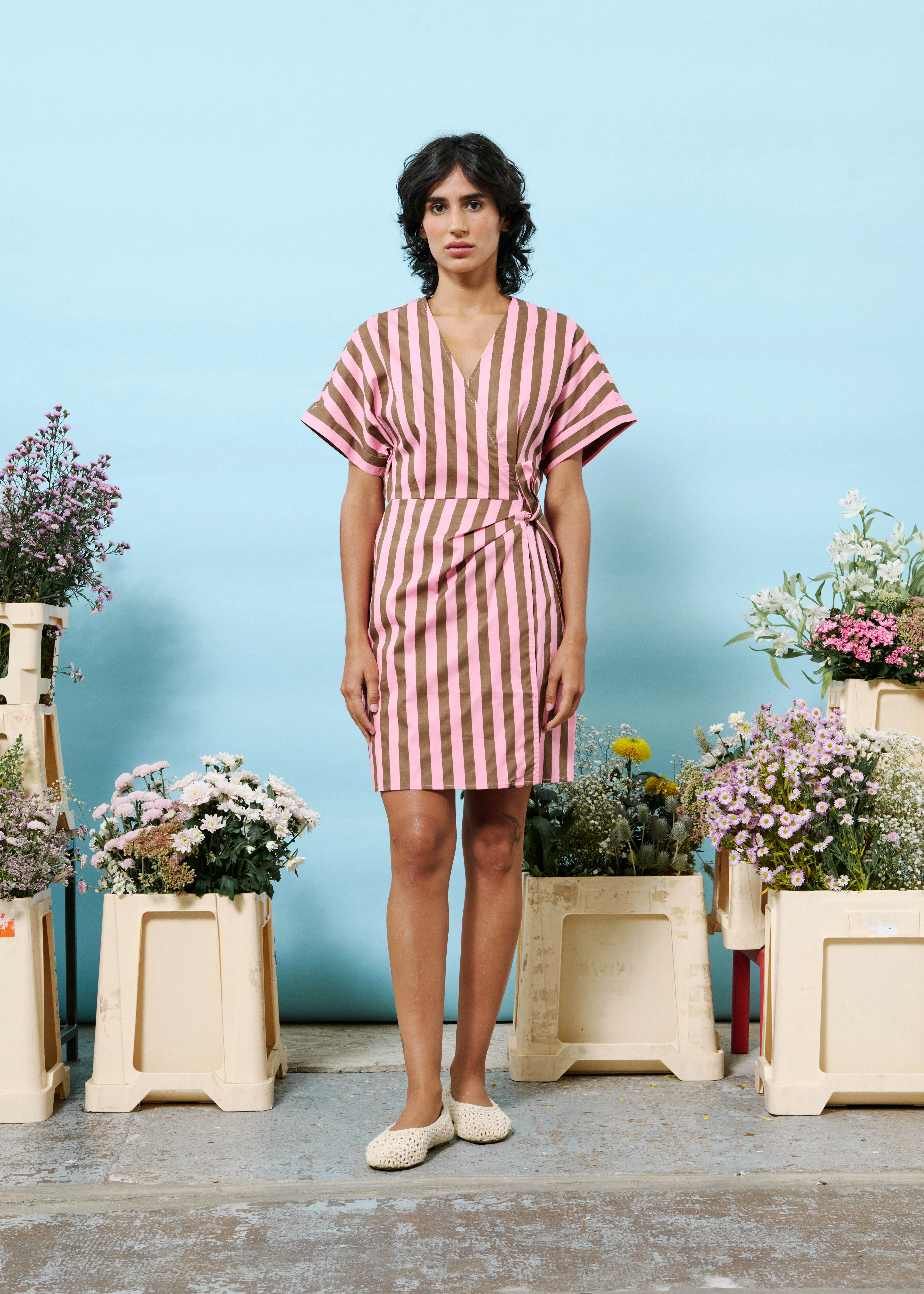 Robe NIVETHA Rose