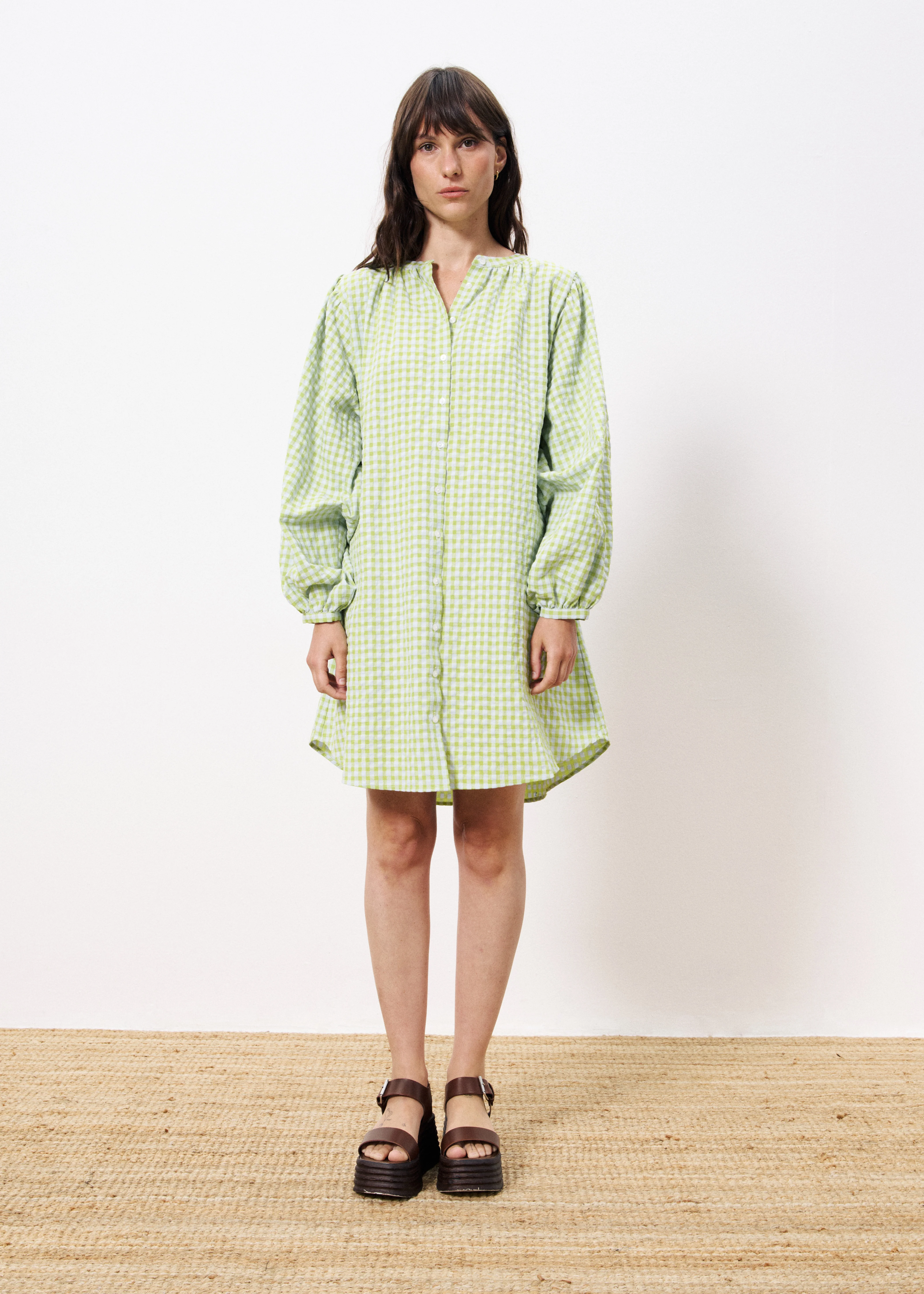Robe NOELY Citron vert