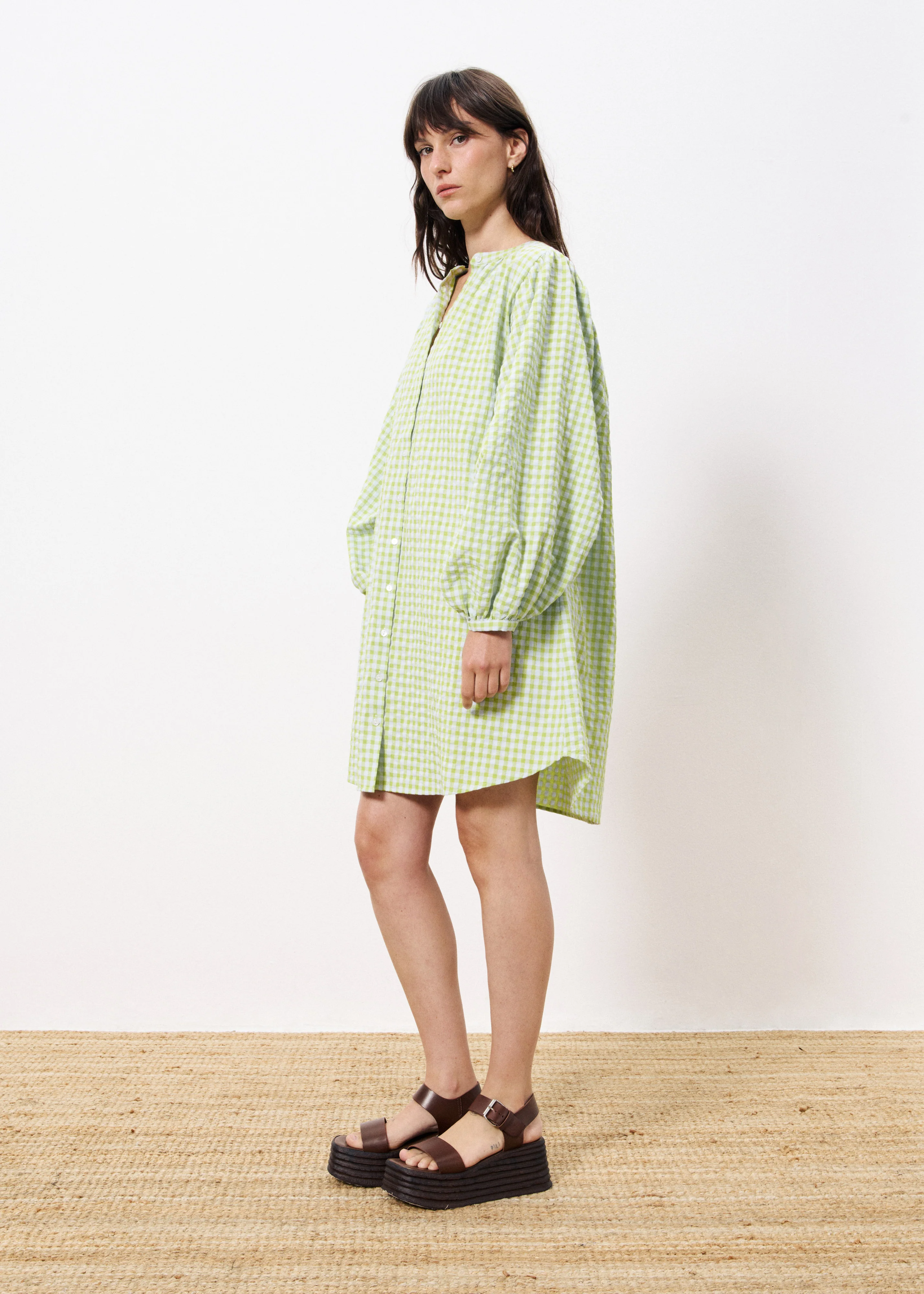 Robe NOELY Citron vert - Image 2