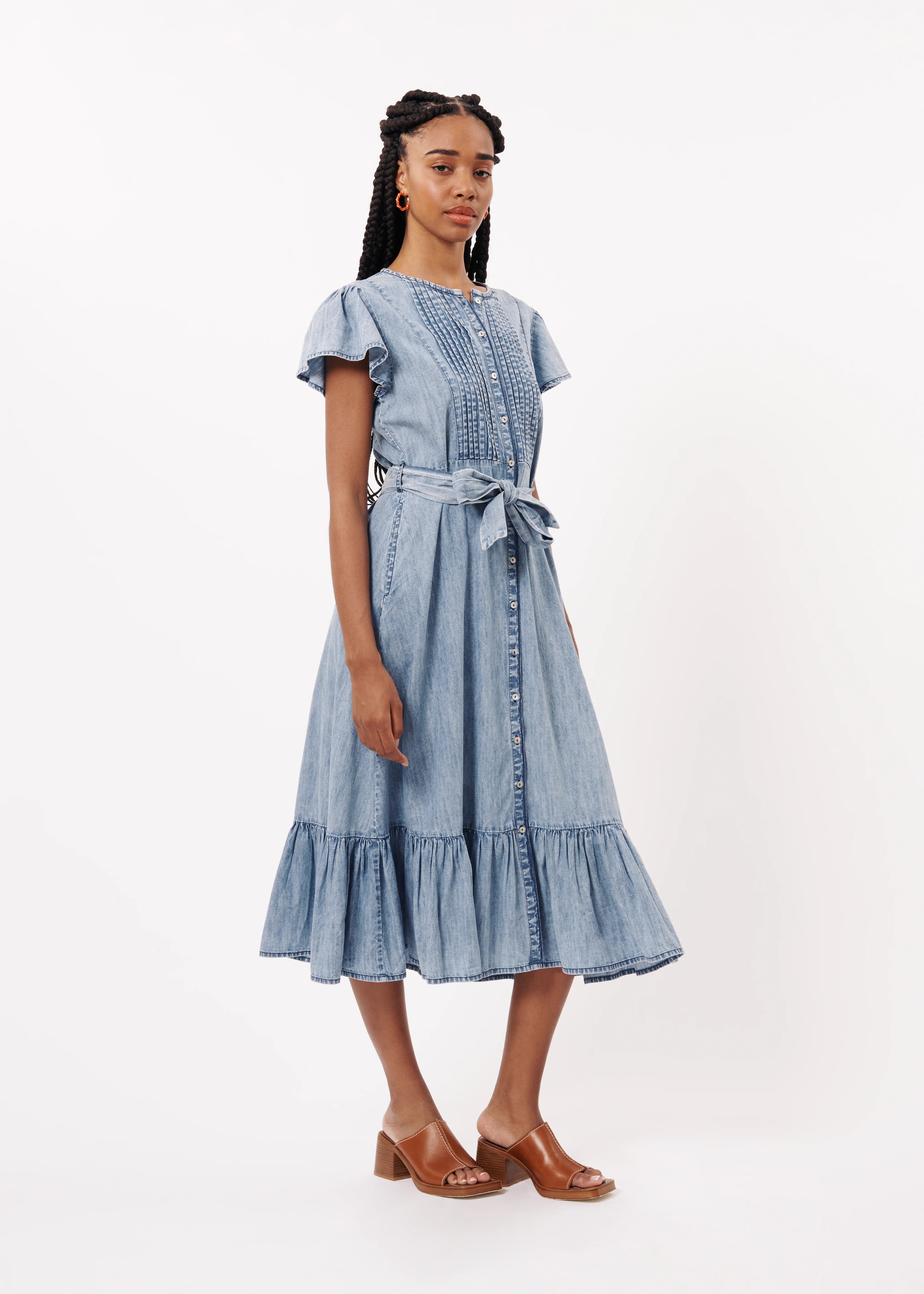 Robe NOLENE Bleu jean - Image 2