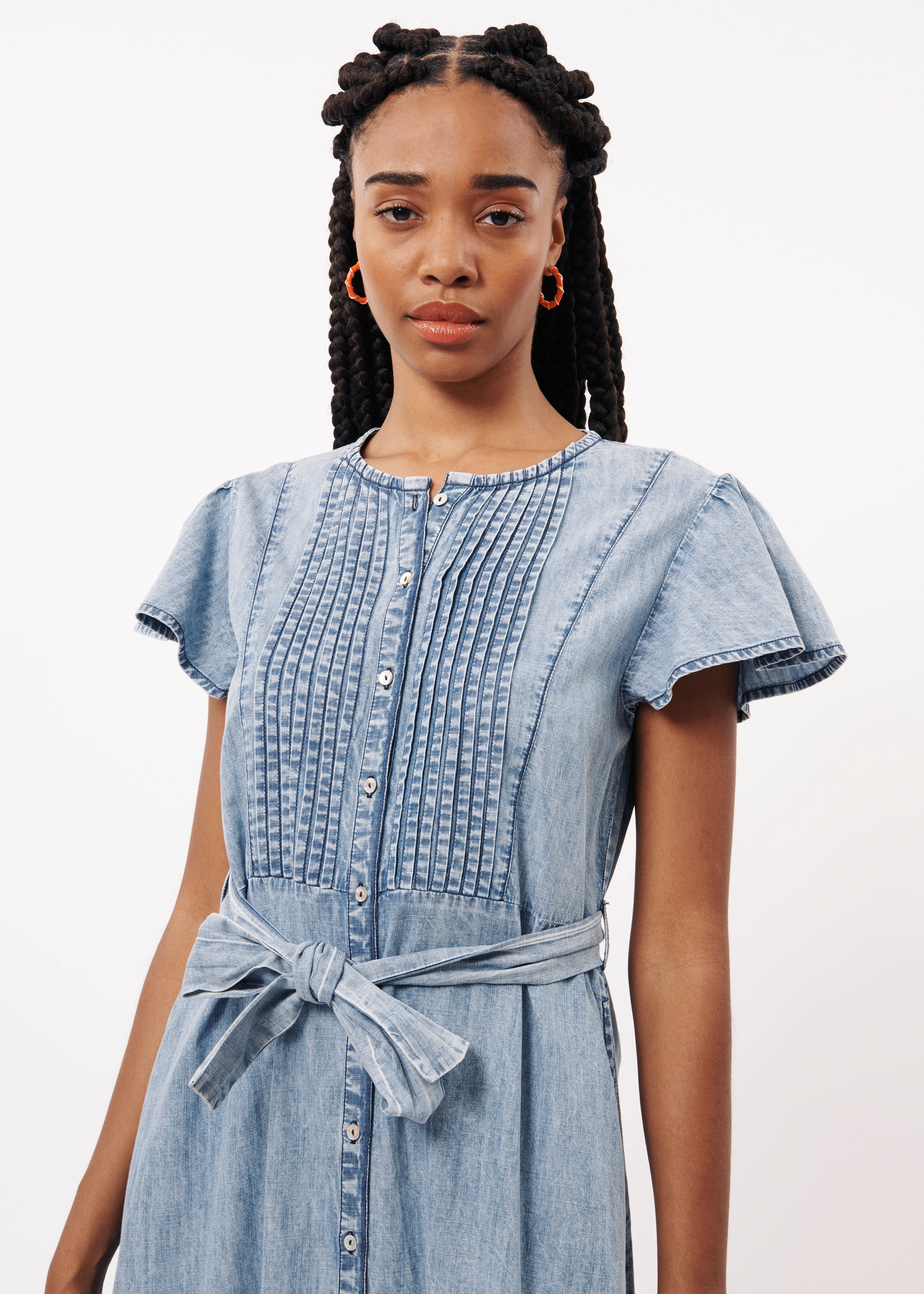 Robe NOLENE Bleu jean - Image 4