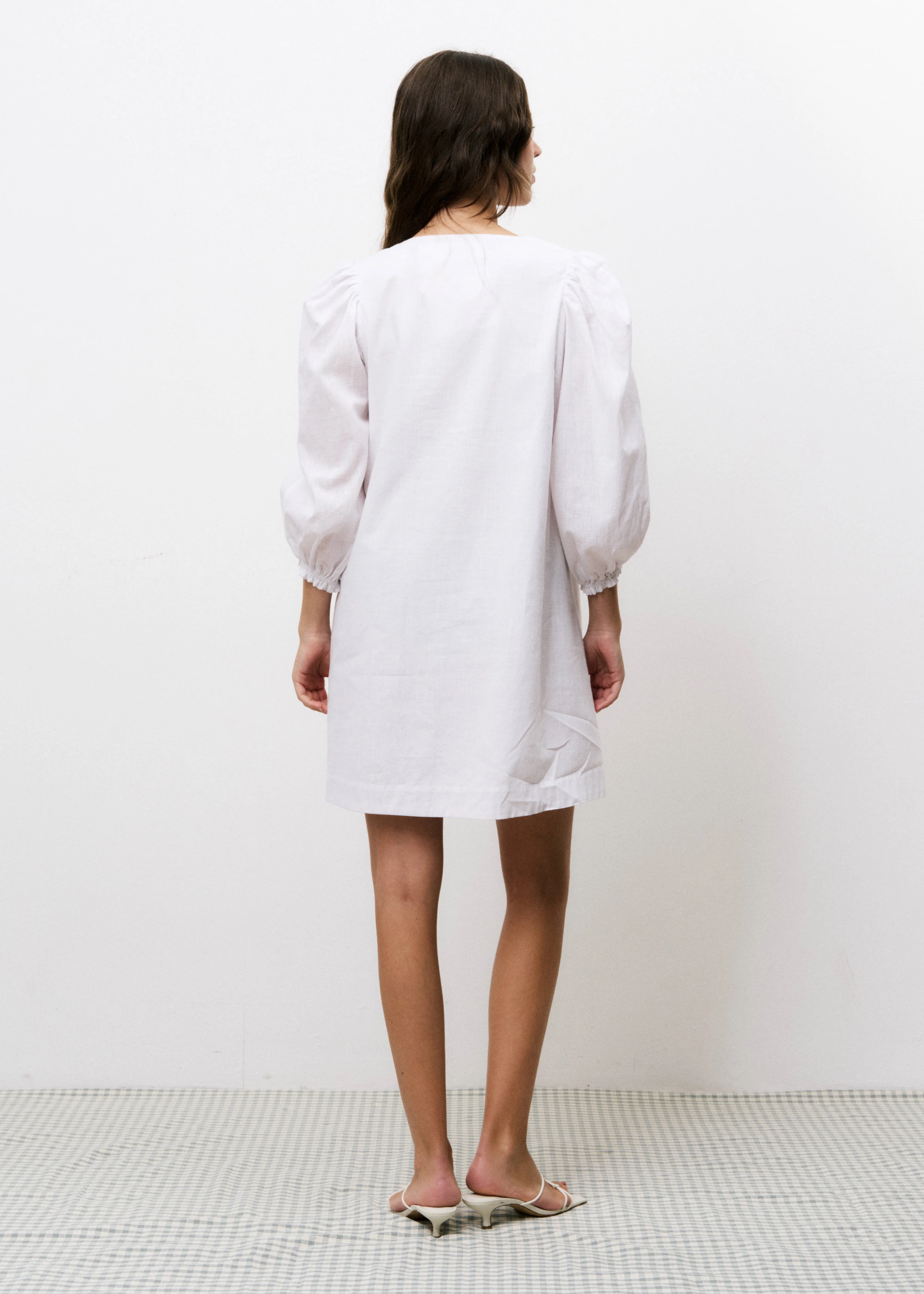 Robe NUNZIATA Blanc - Image 3