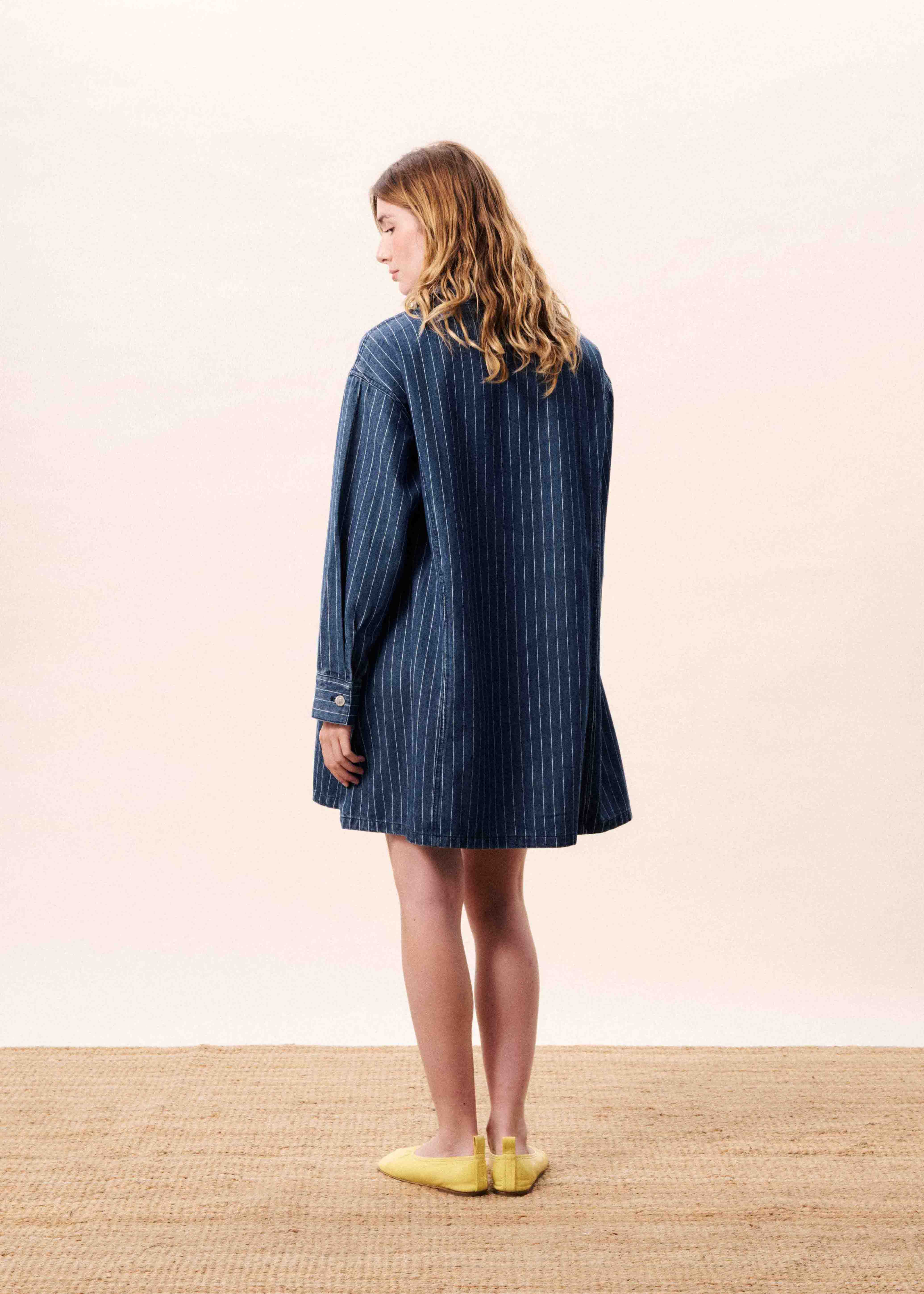 Robe POSEIDON Bleu jean - Image 4