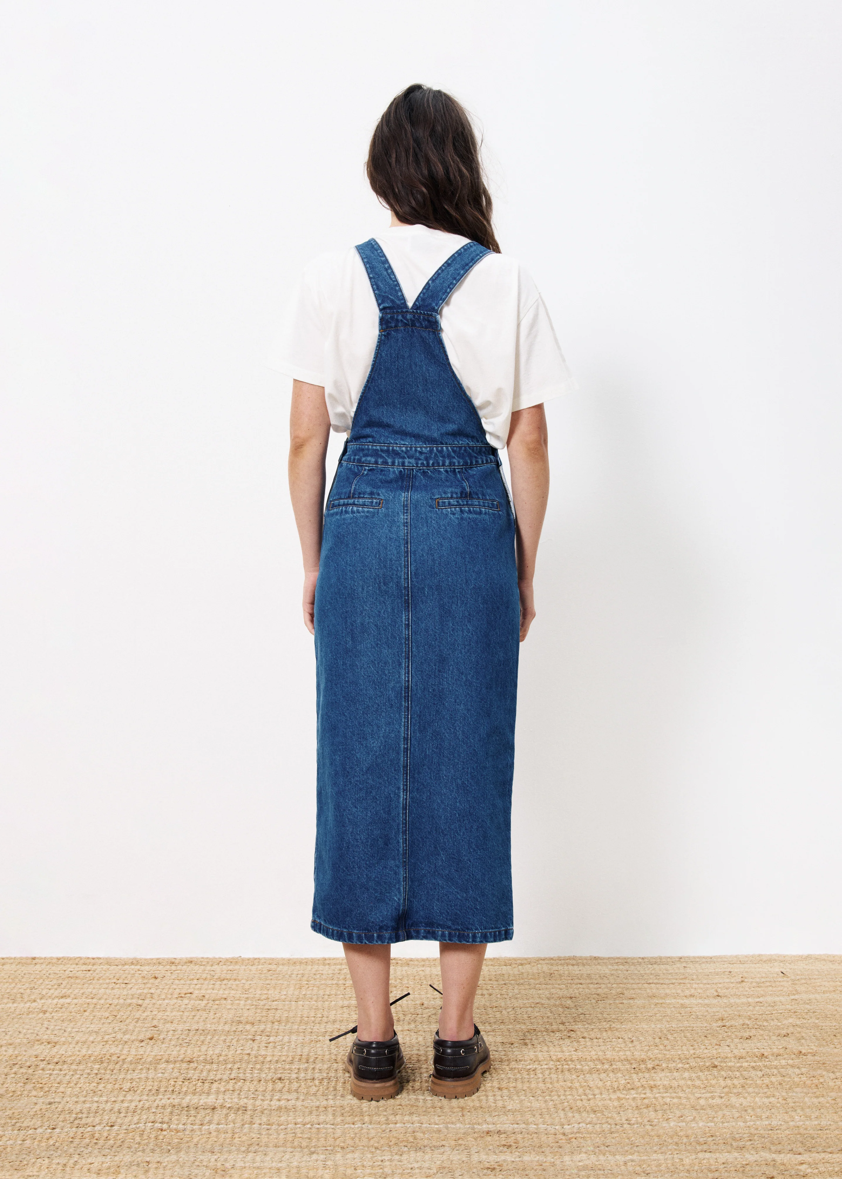 Robe salopette SELVI Bleu jean - Image 3