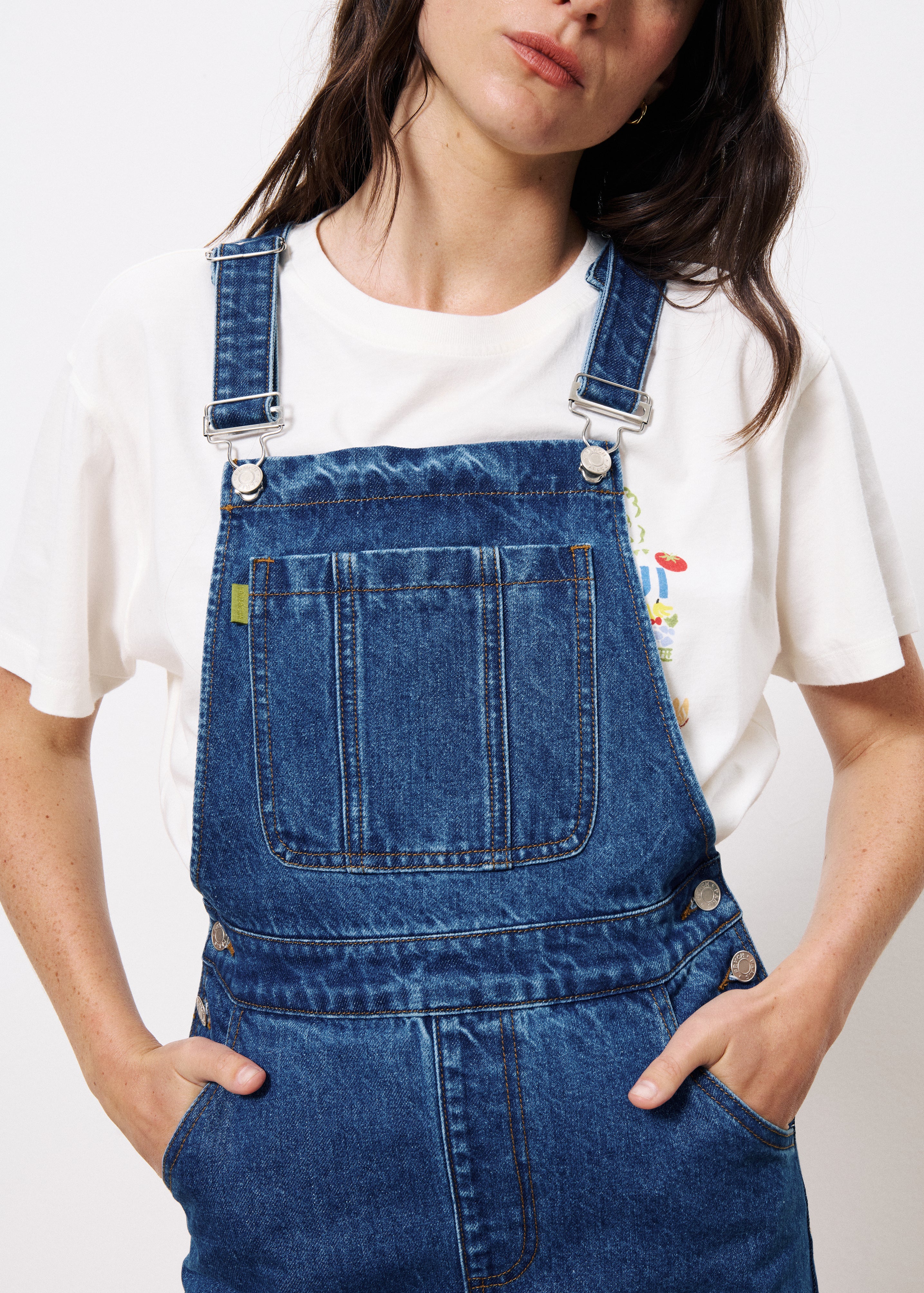 Robe salopette SELVI Bleu jean - Image 4