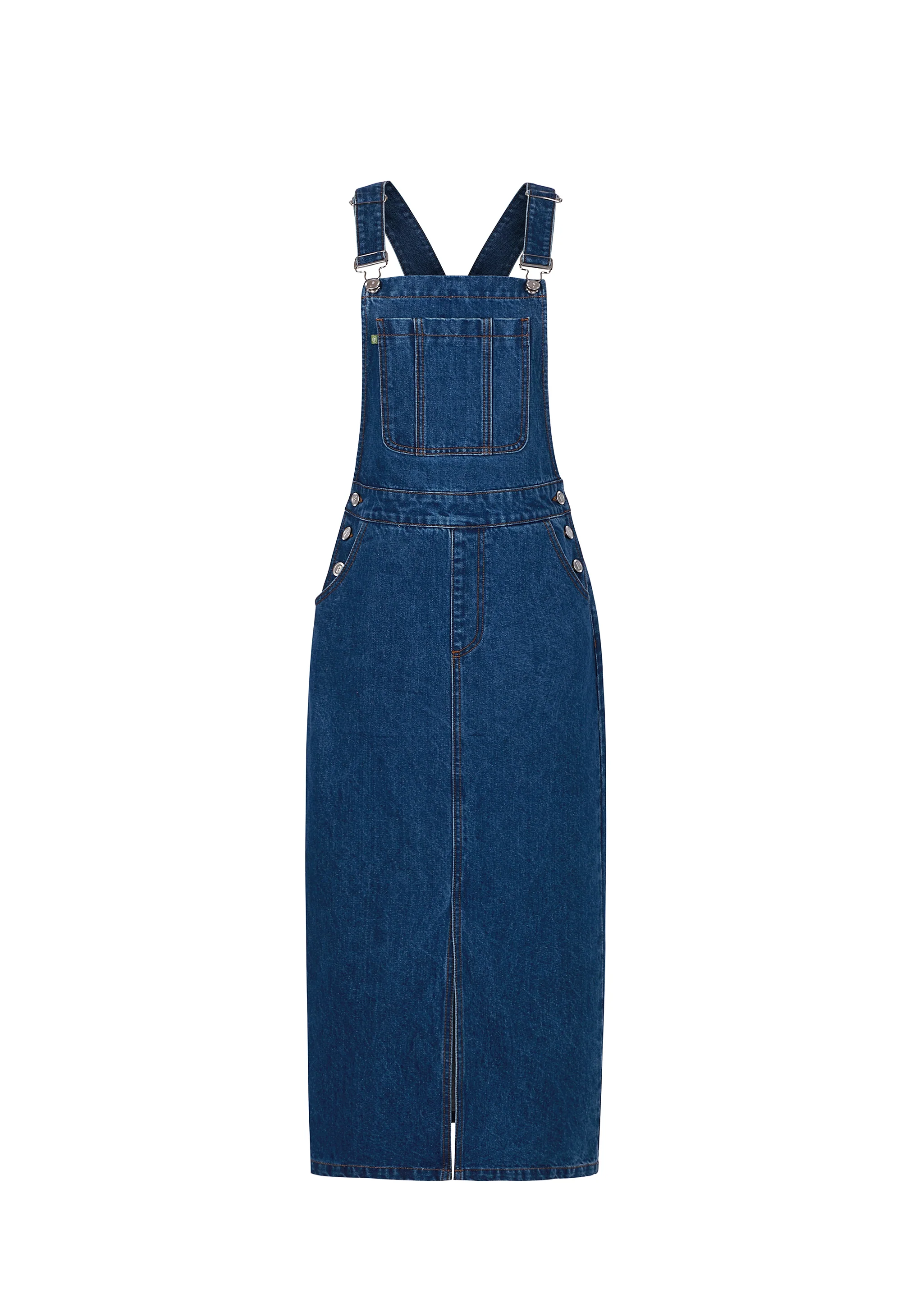 Robe salopette SELVI Bleu jean - Image 5