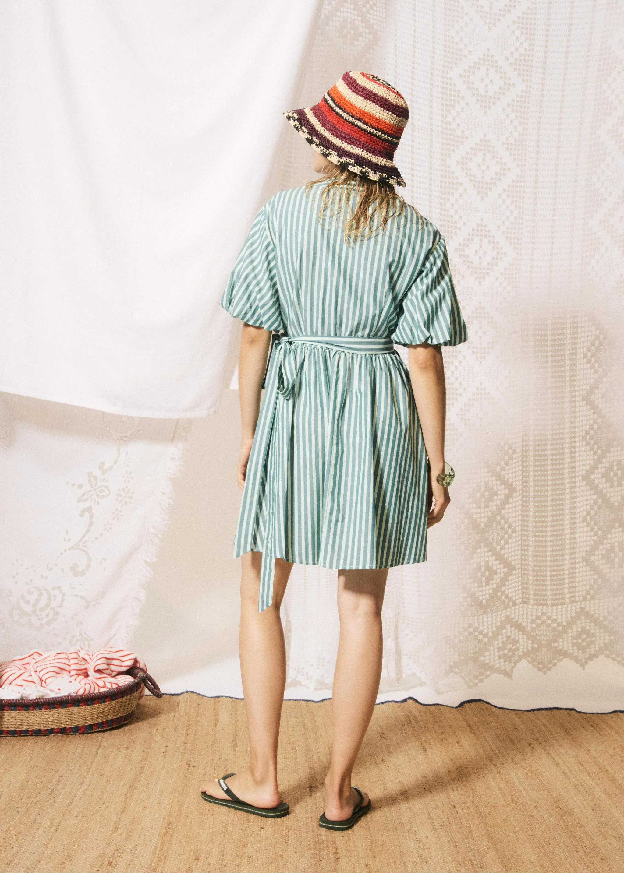 Robe SOSSIO Vert rivage - Image 4