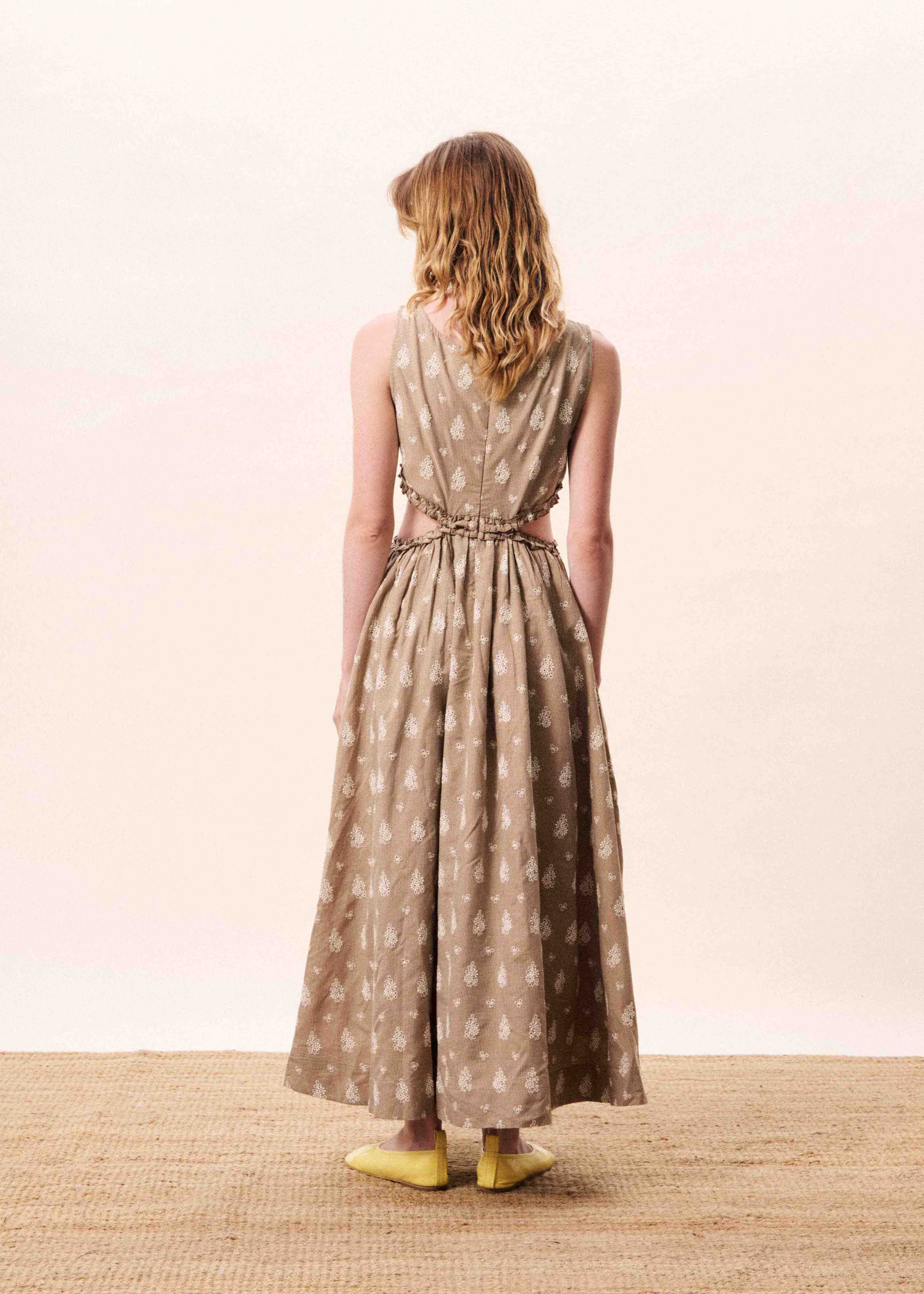 Robe STELLARIA Marron glace - Image 3