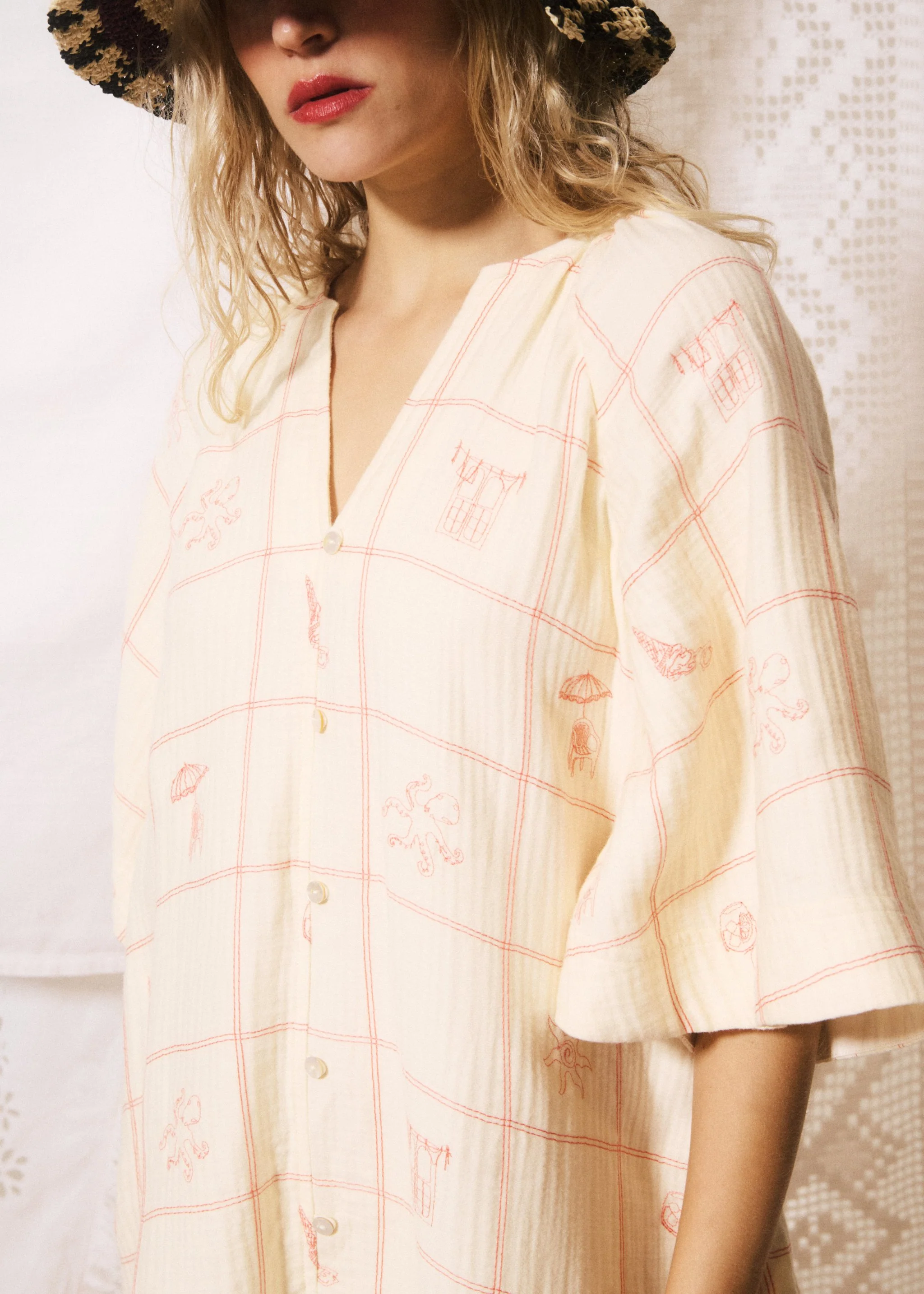 Robe TOMMASO Creme - Image 4