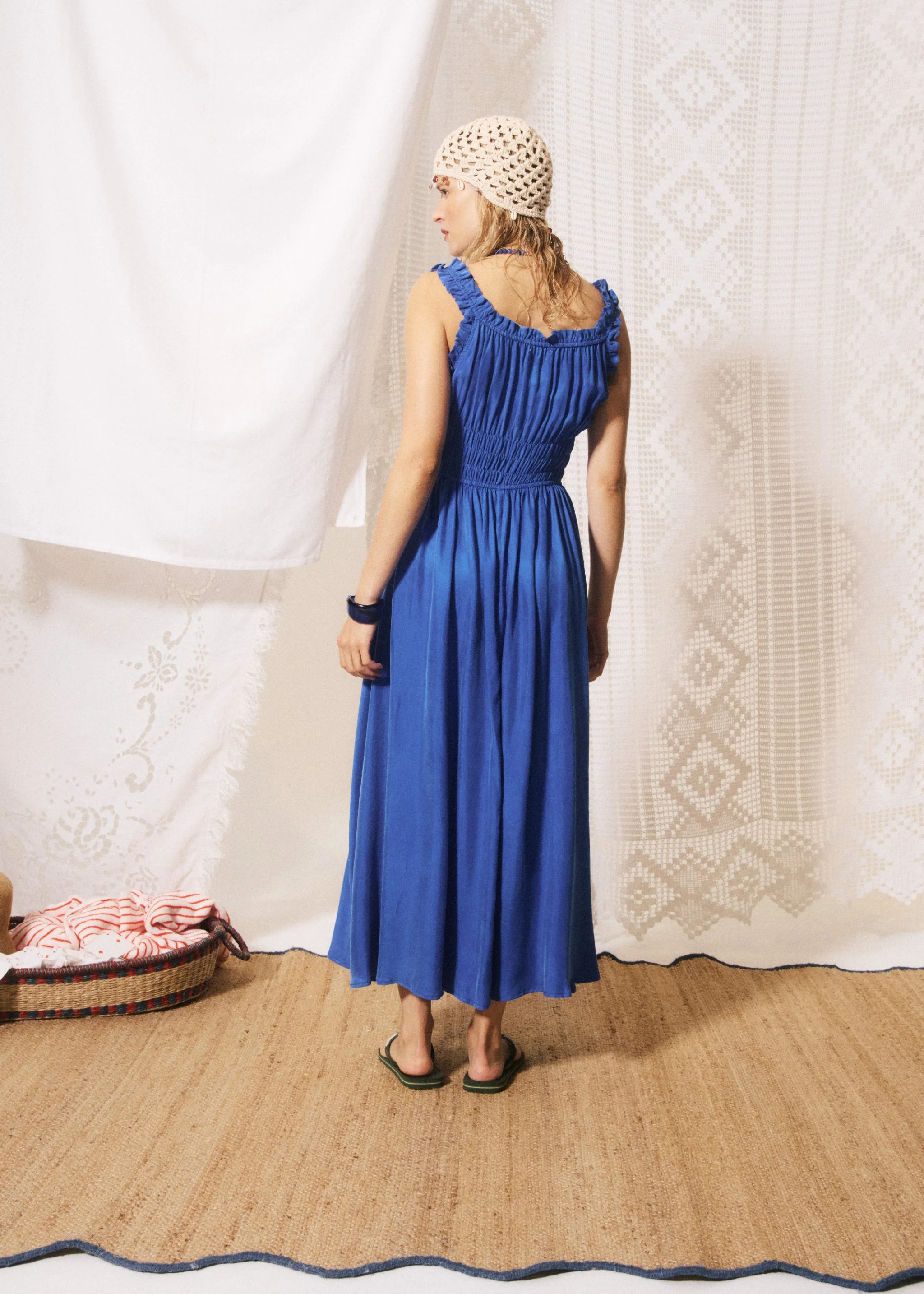 Robe TOTO Bleu electrique - Image 2