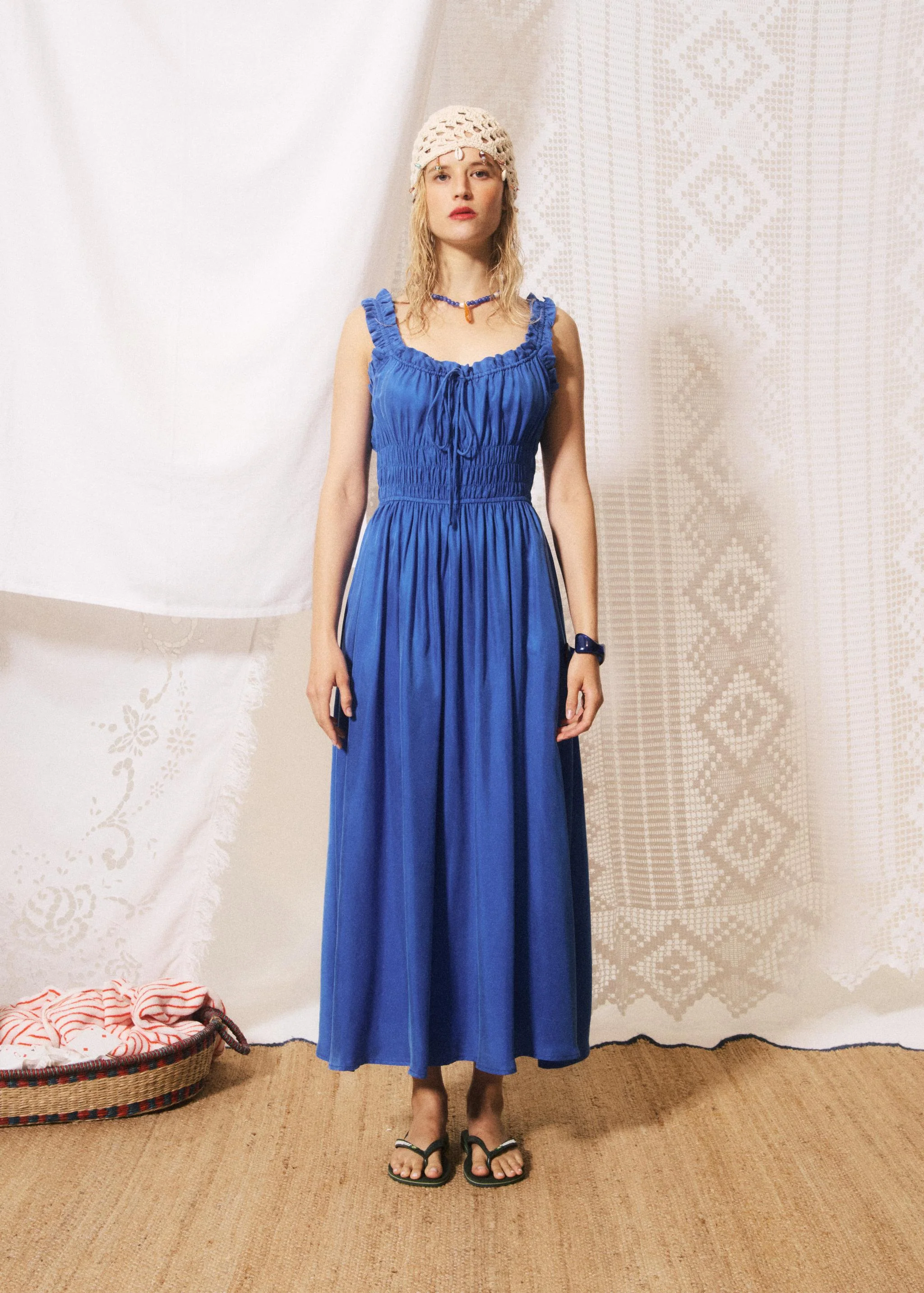 Robe TOTO Bleu electrique - Image 4