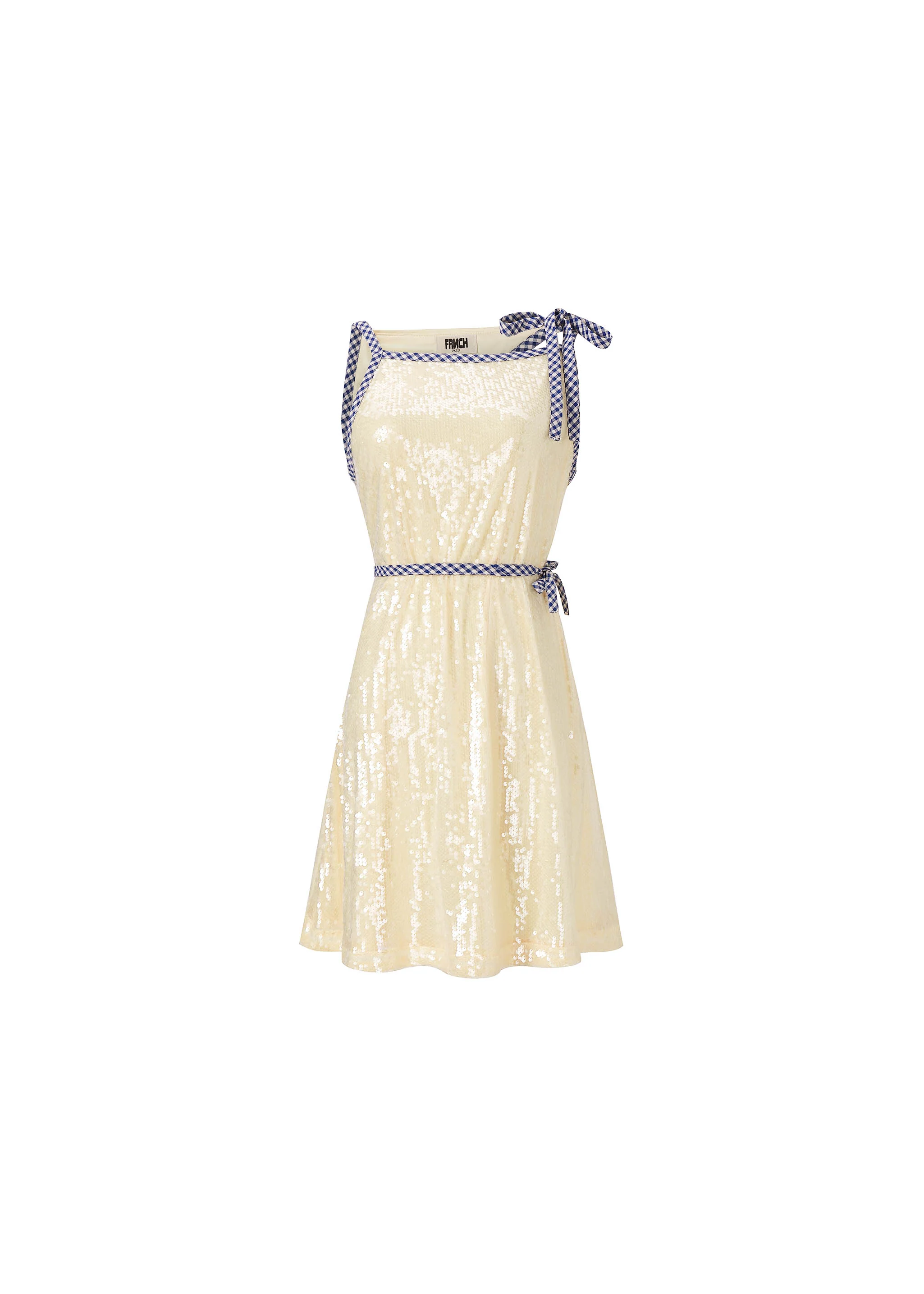 Robe TRANCOSO Jaune pale - Image 8