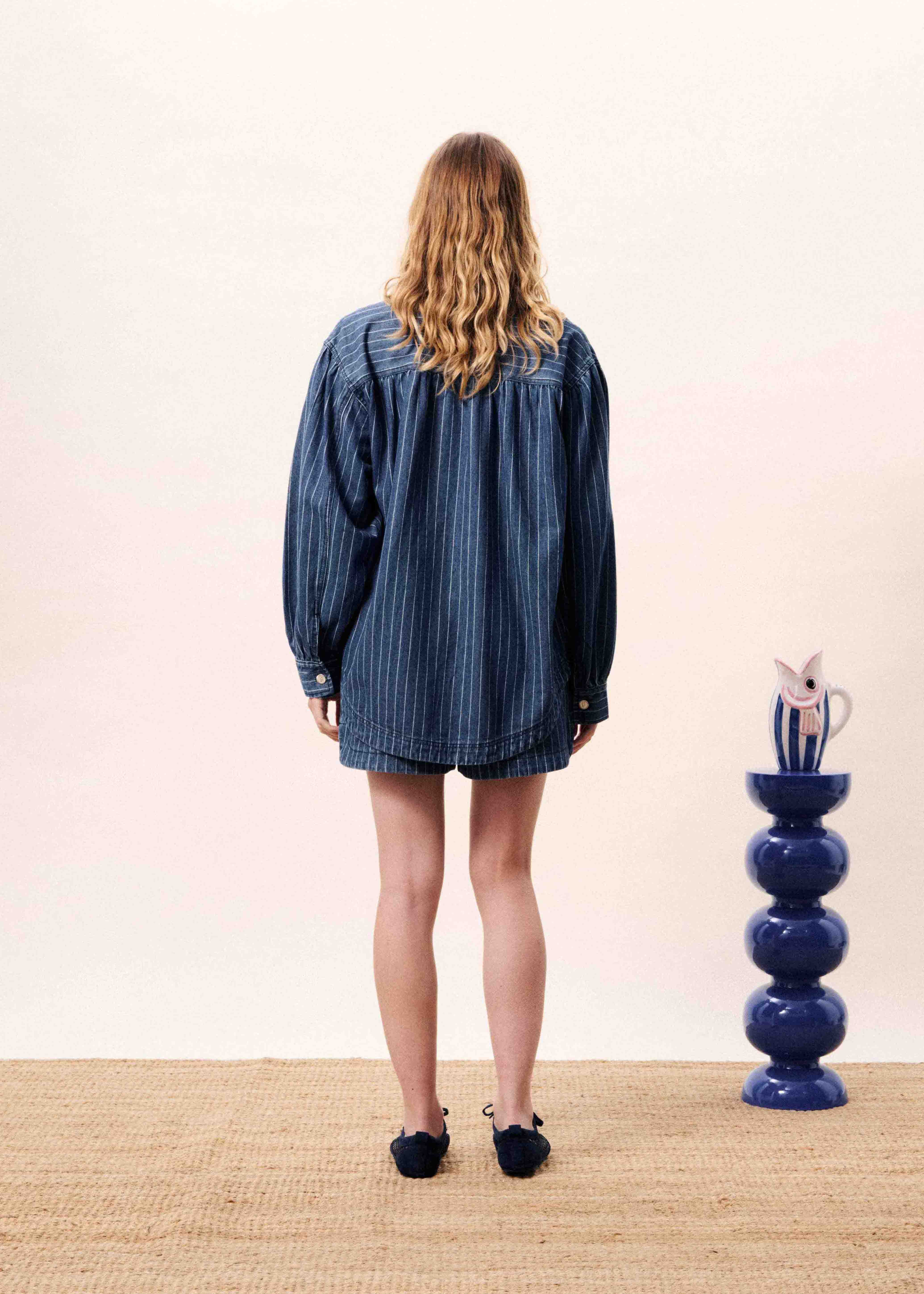 Short CHICAMIA Bleu jean