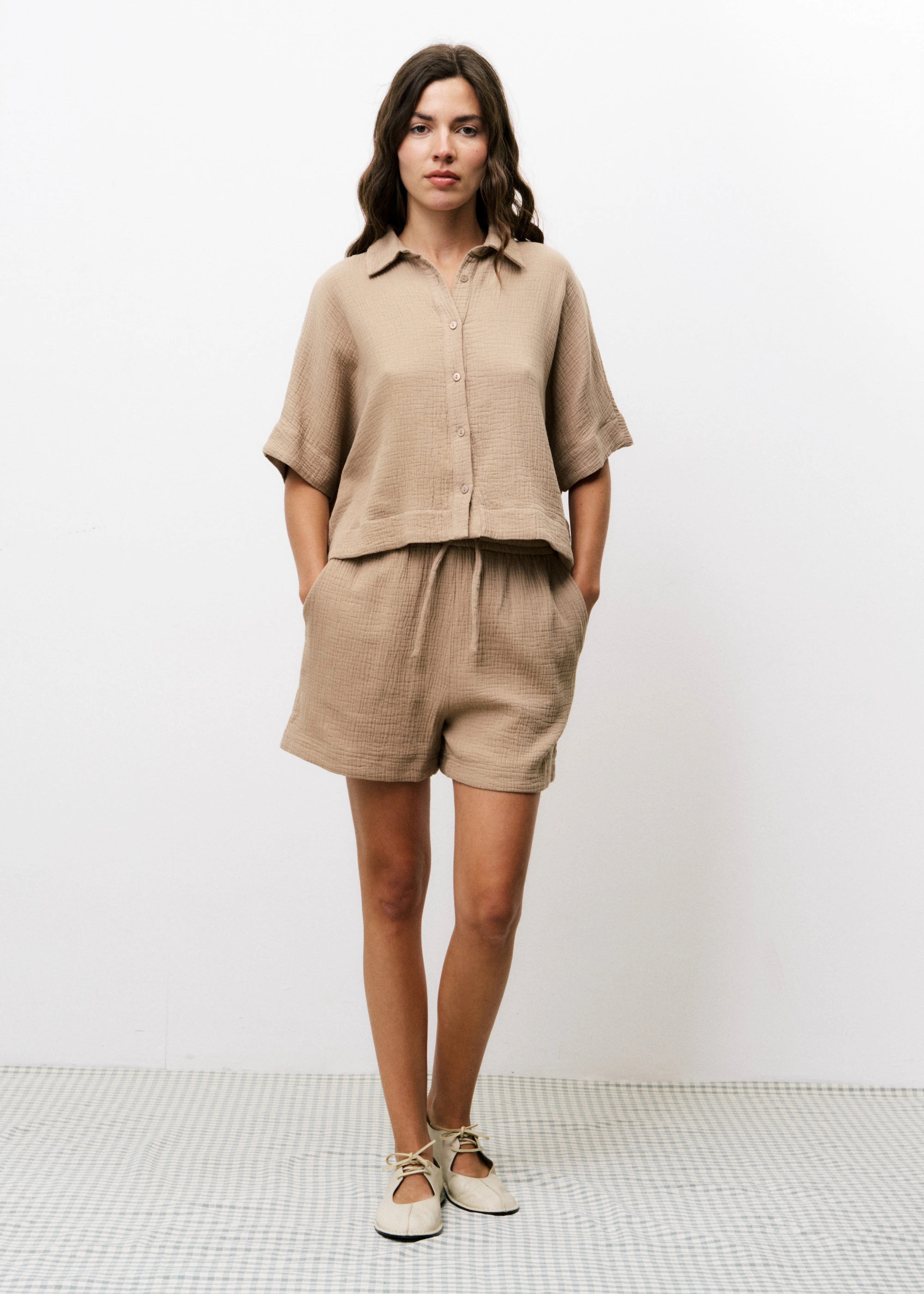 Short NERLINE Beige