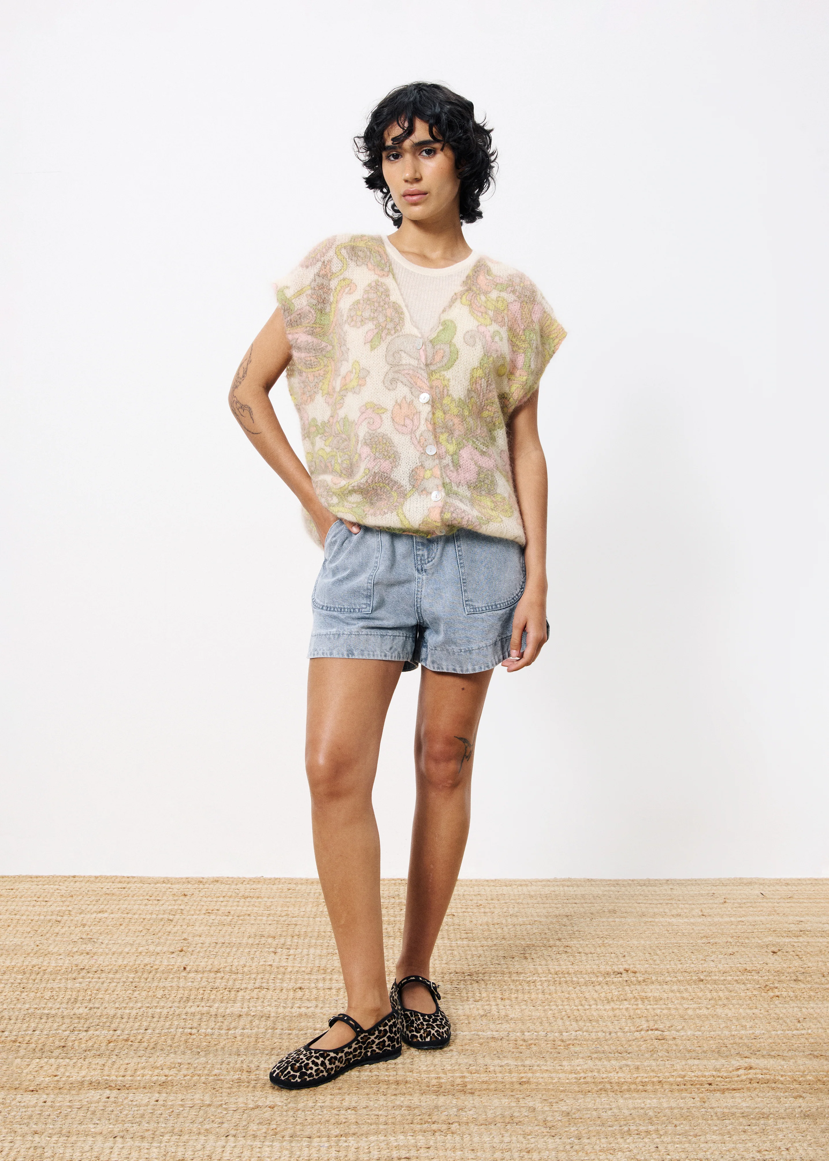 Short PASCALIE Bleu clair