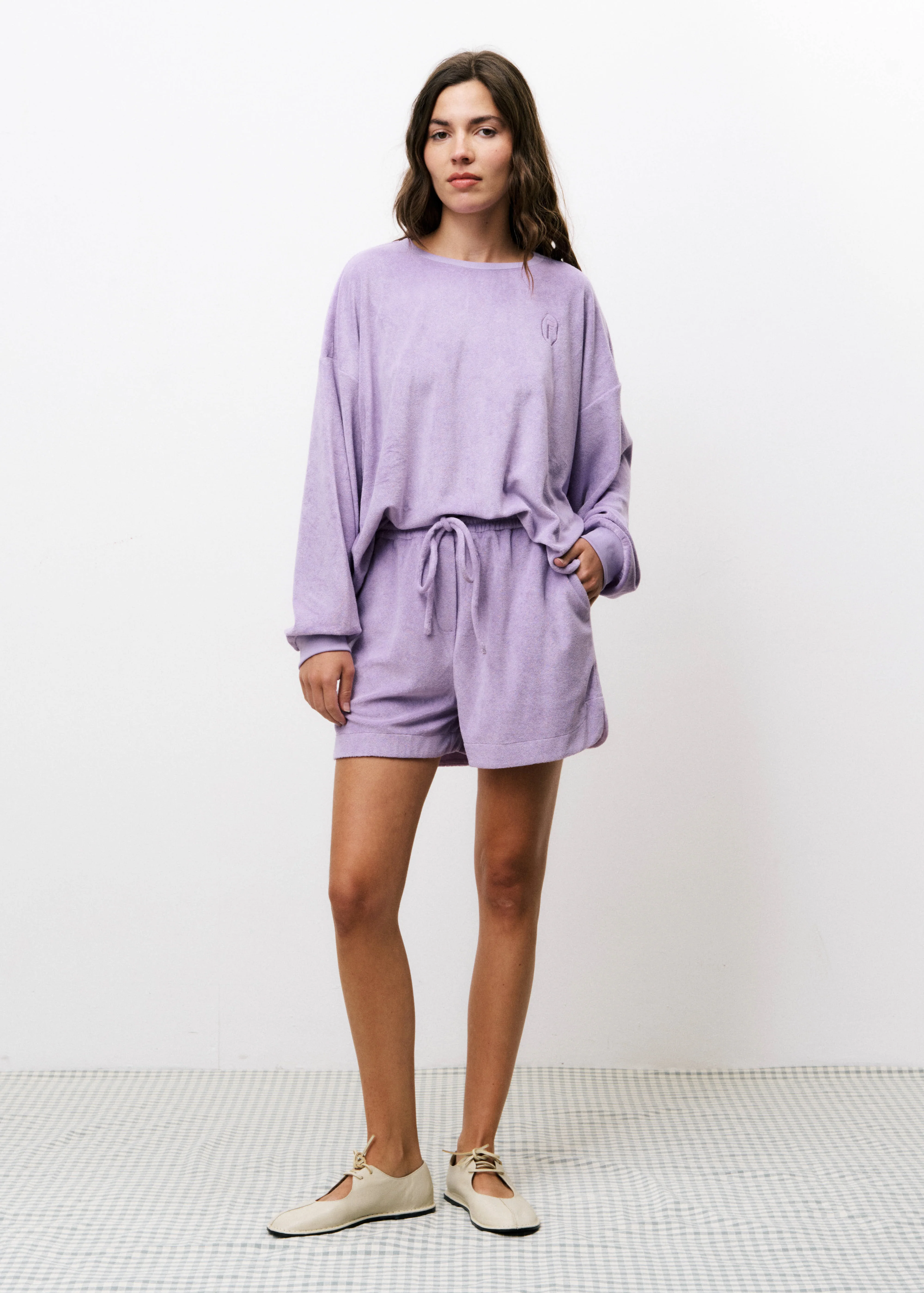 Sweatshirt PASQUALINE Lilas - Image 2