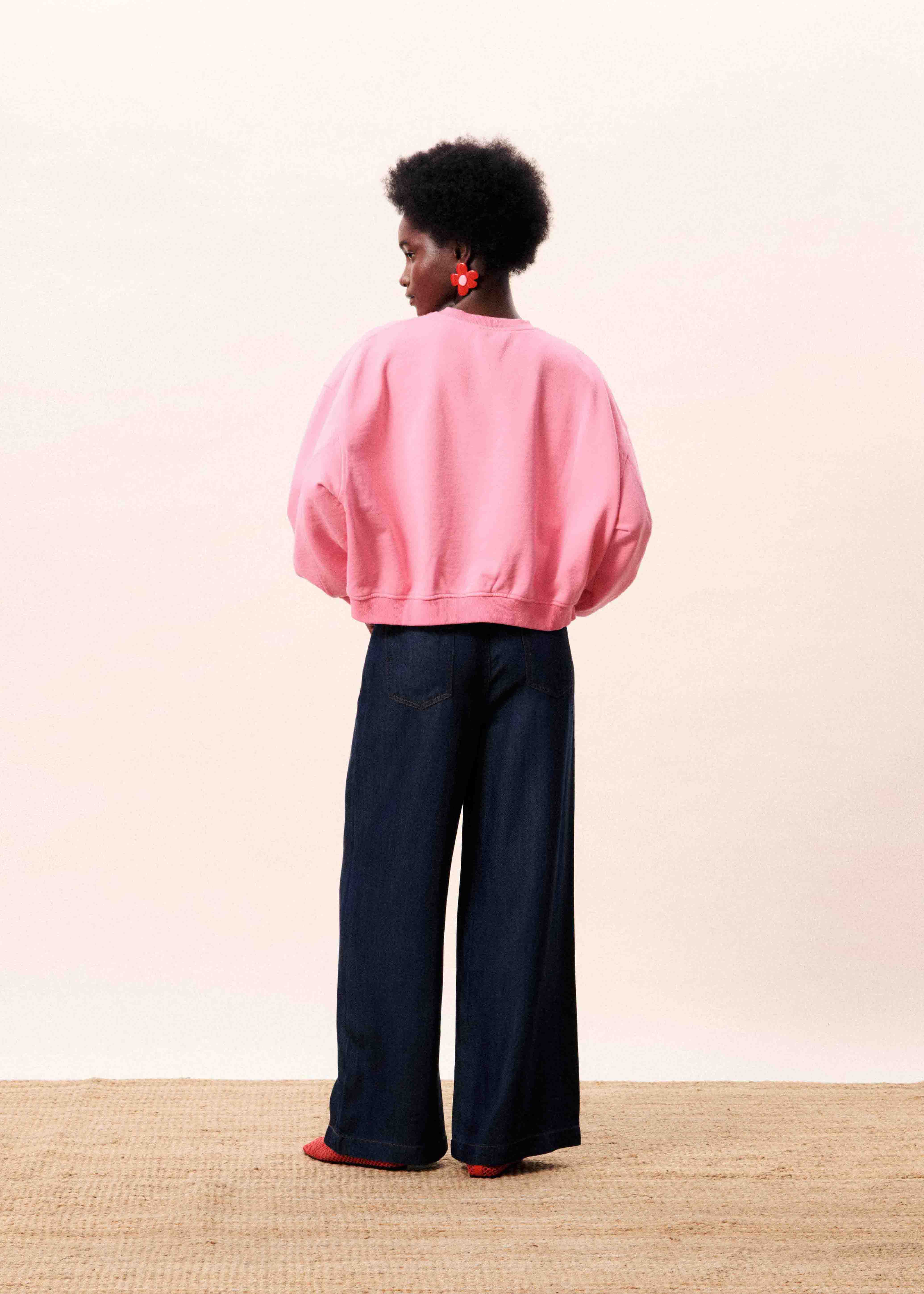 Sweatshirt TAMISE Rose - Image 3