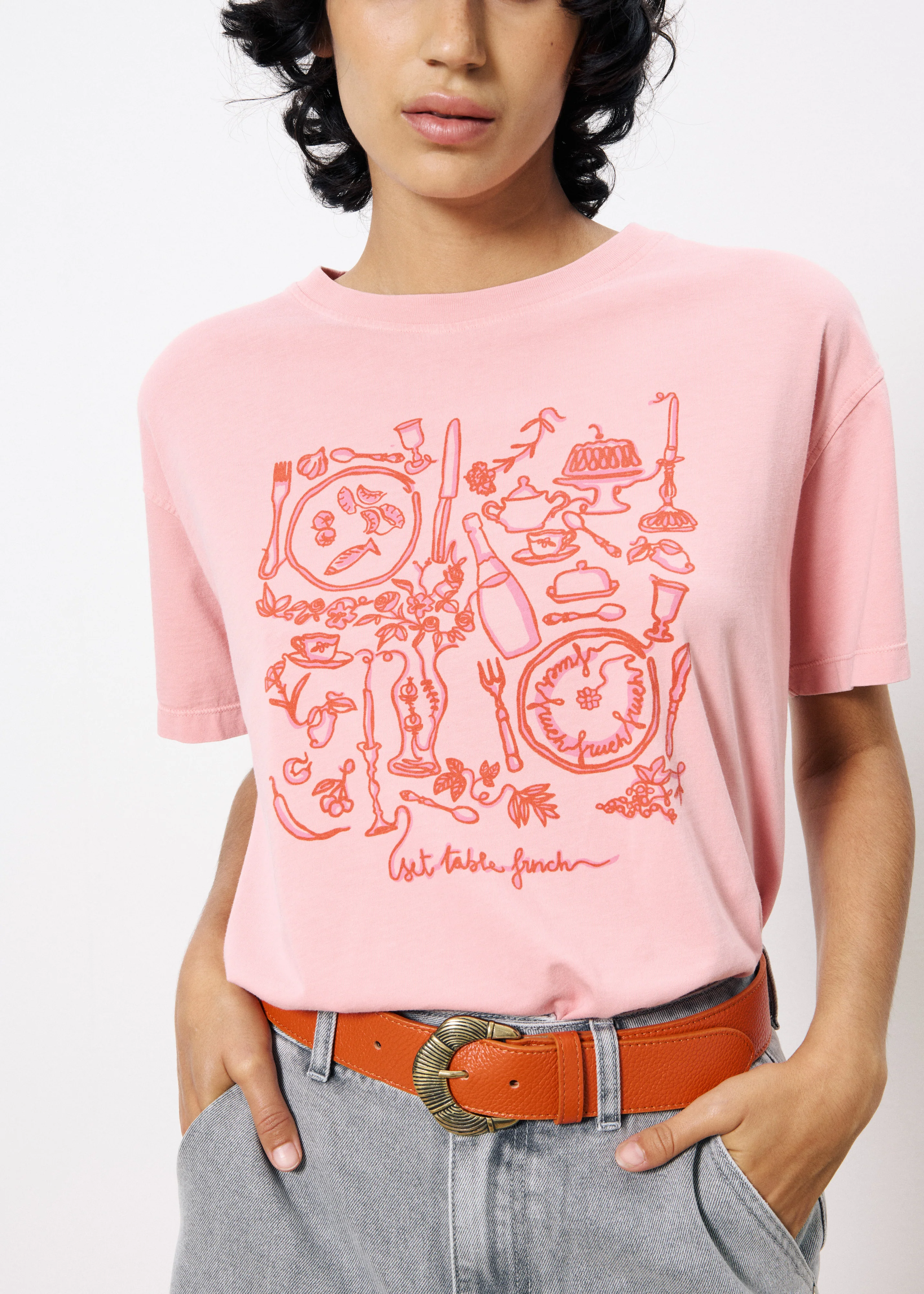 T-shirt IPHEION Rose - Image 4