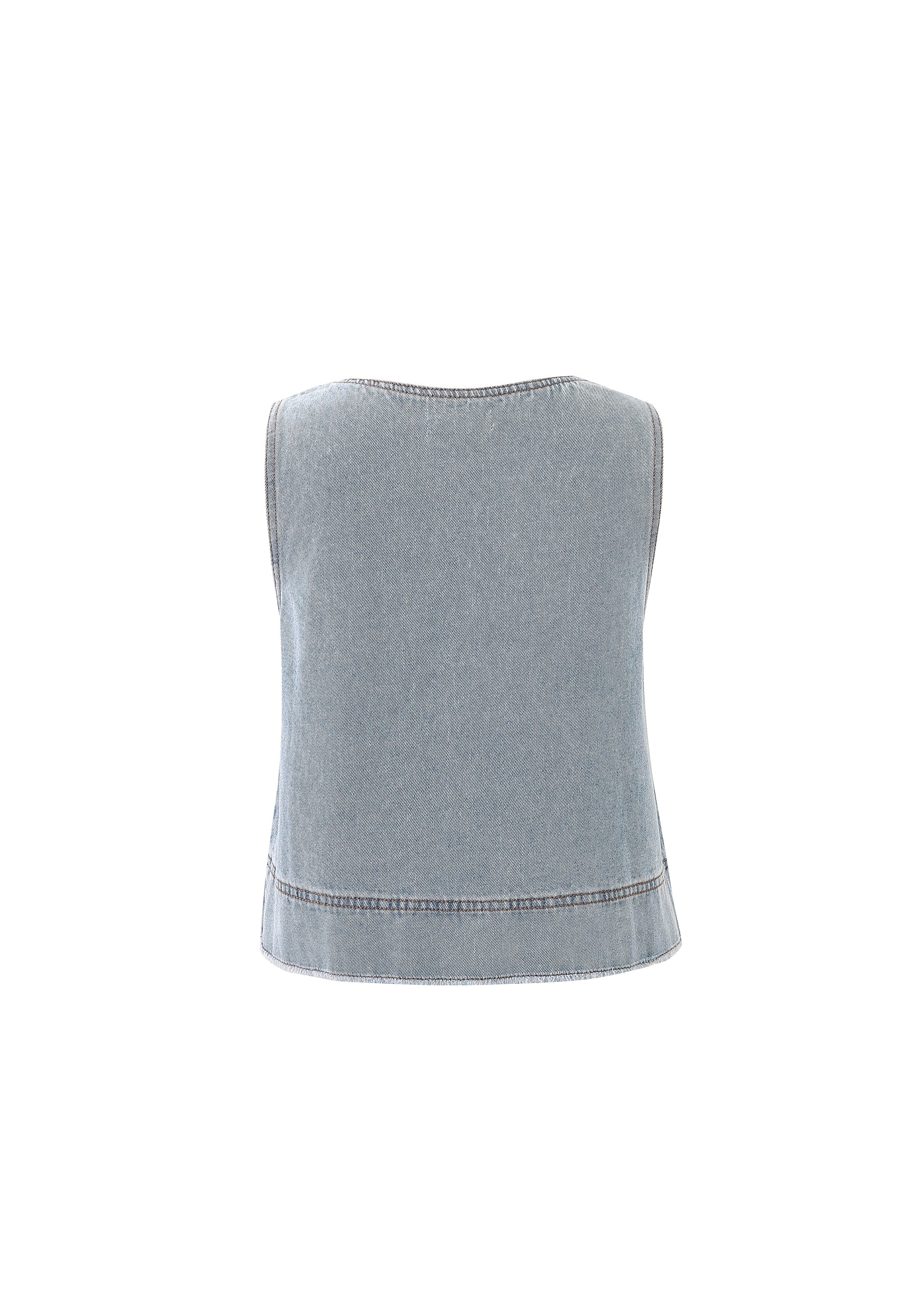 Top AQUALINA Bleu jean - Image 7