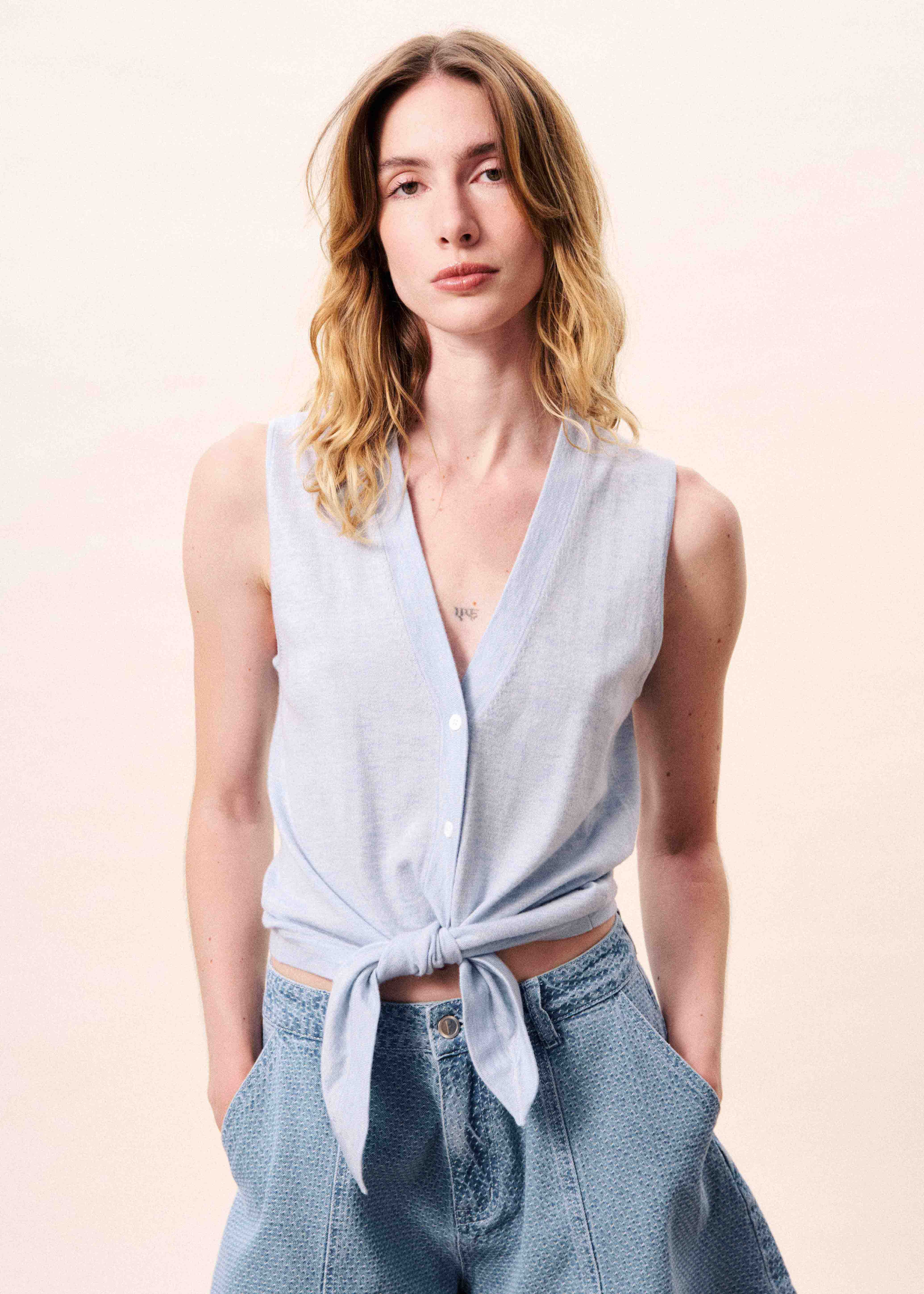 Top AQUILO Bleu clair - Image 4