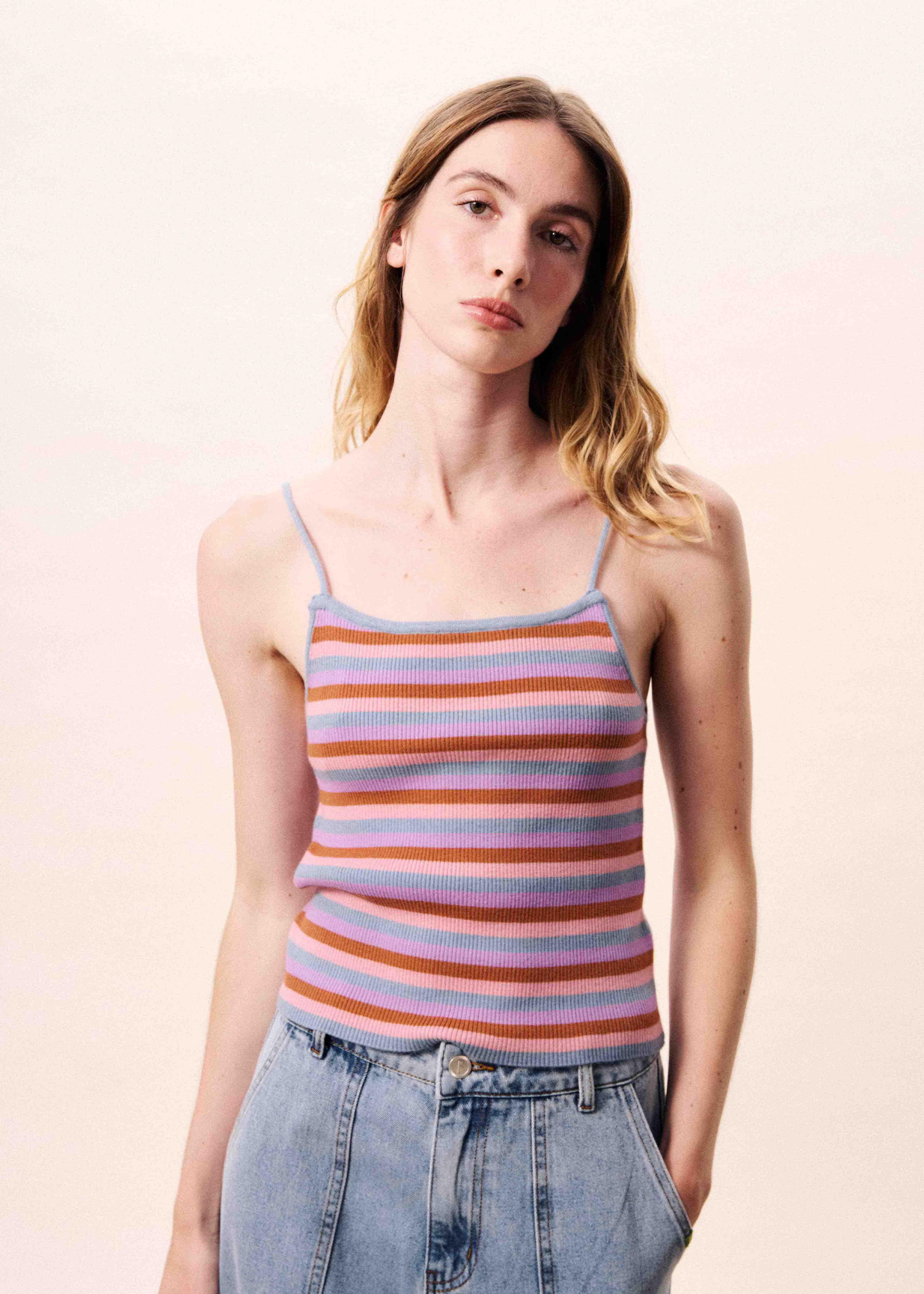 Top CORALLIA Bleu clair - Image 4