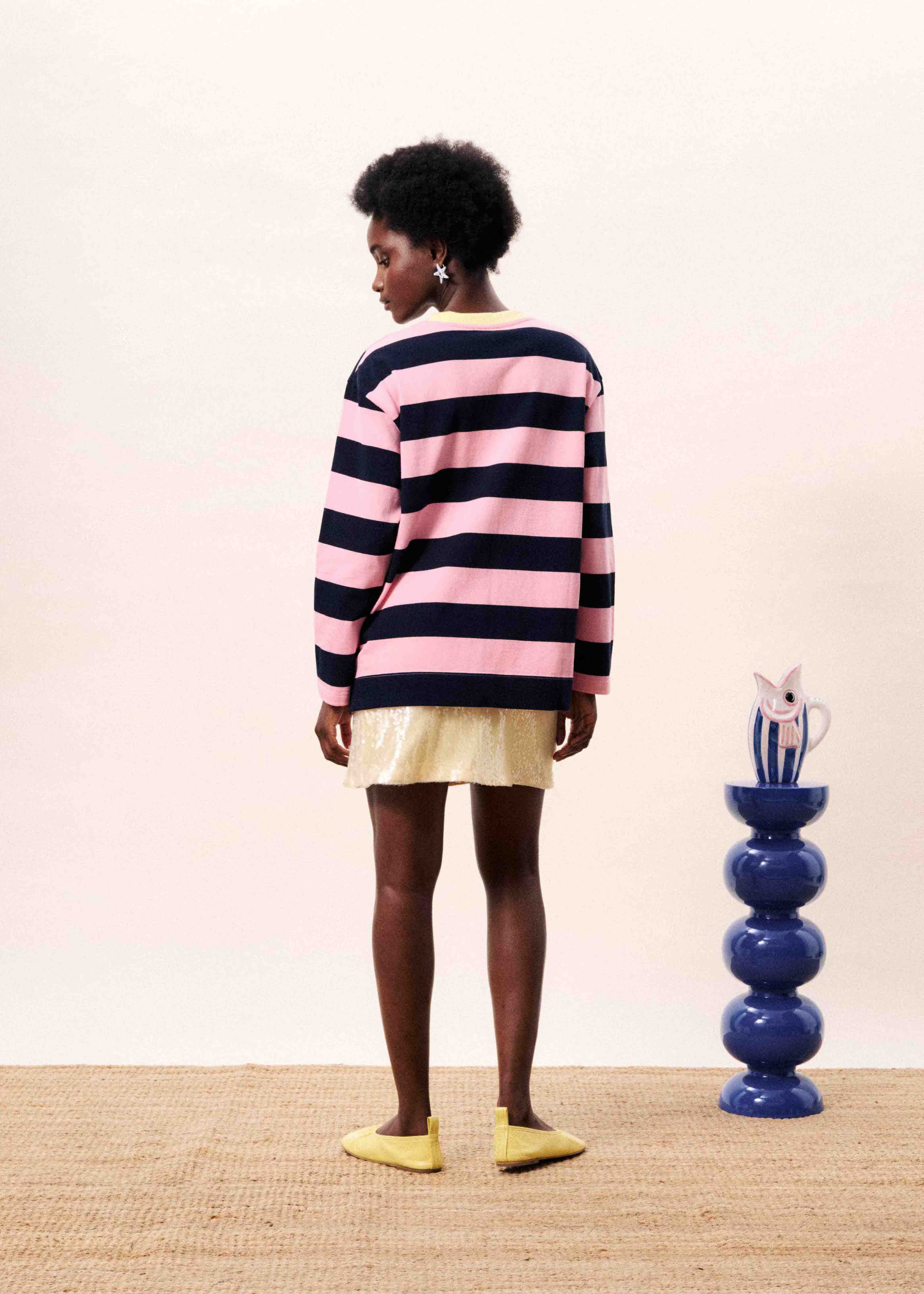 Top GALIANA Bleu marine - Image 3