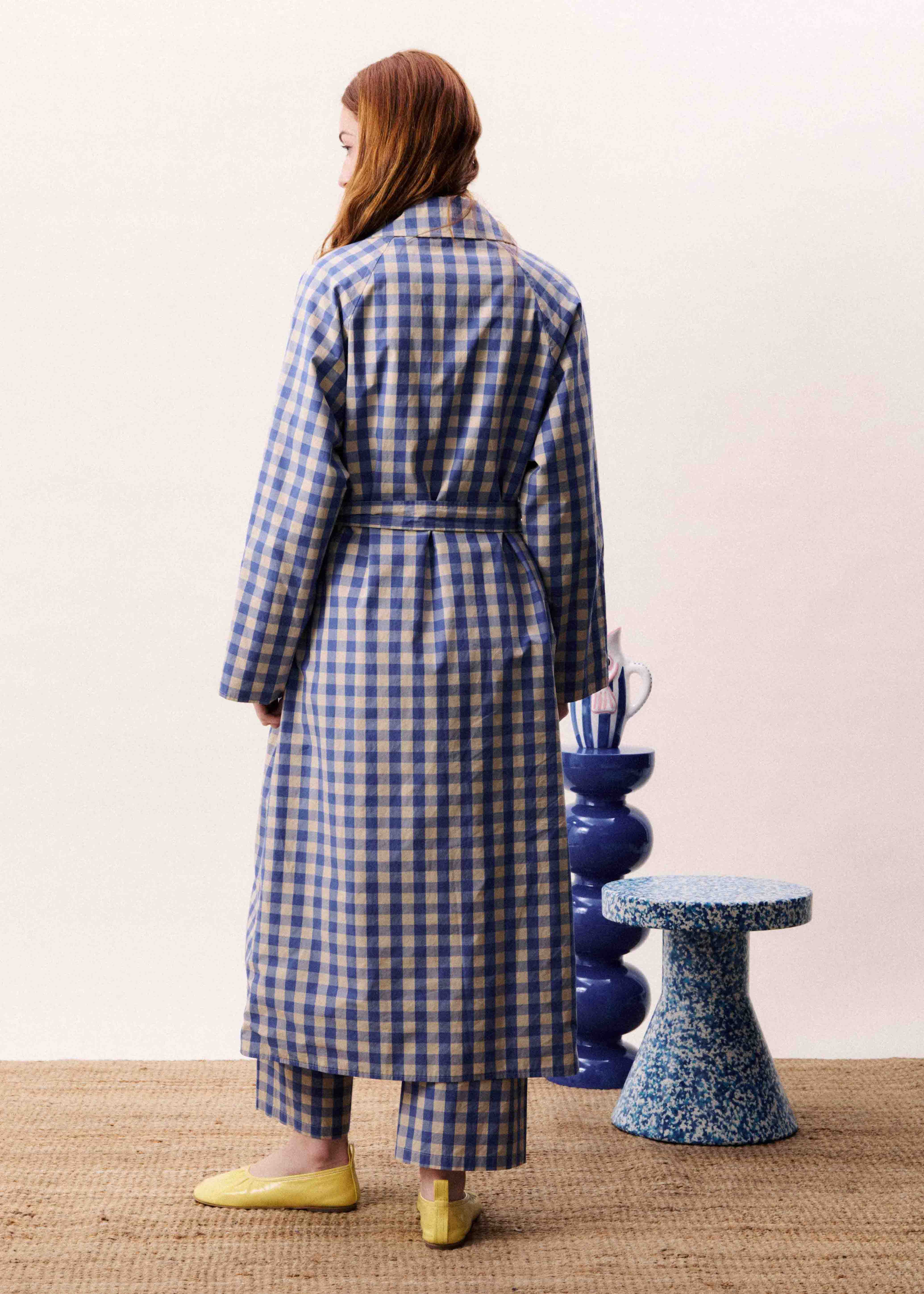 Trench POCAHONTAS Bleu azur - Image 3