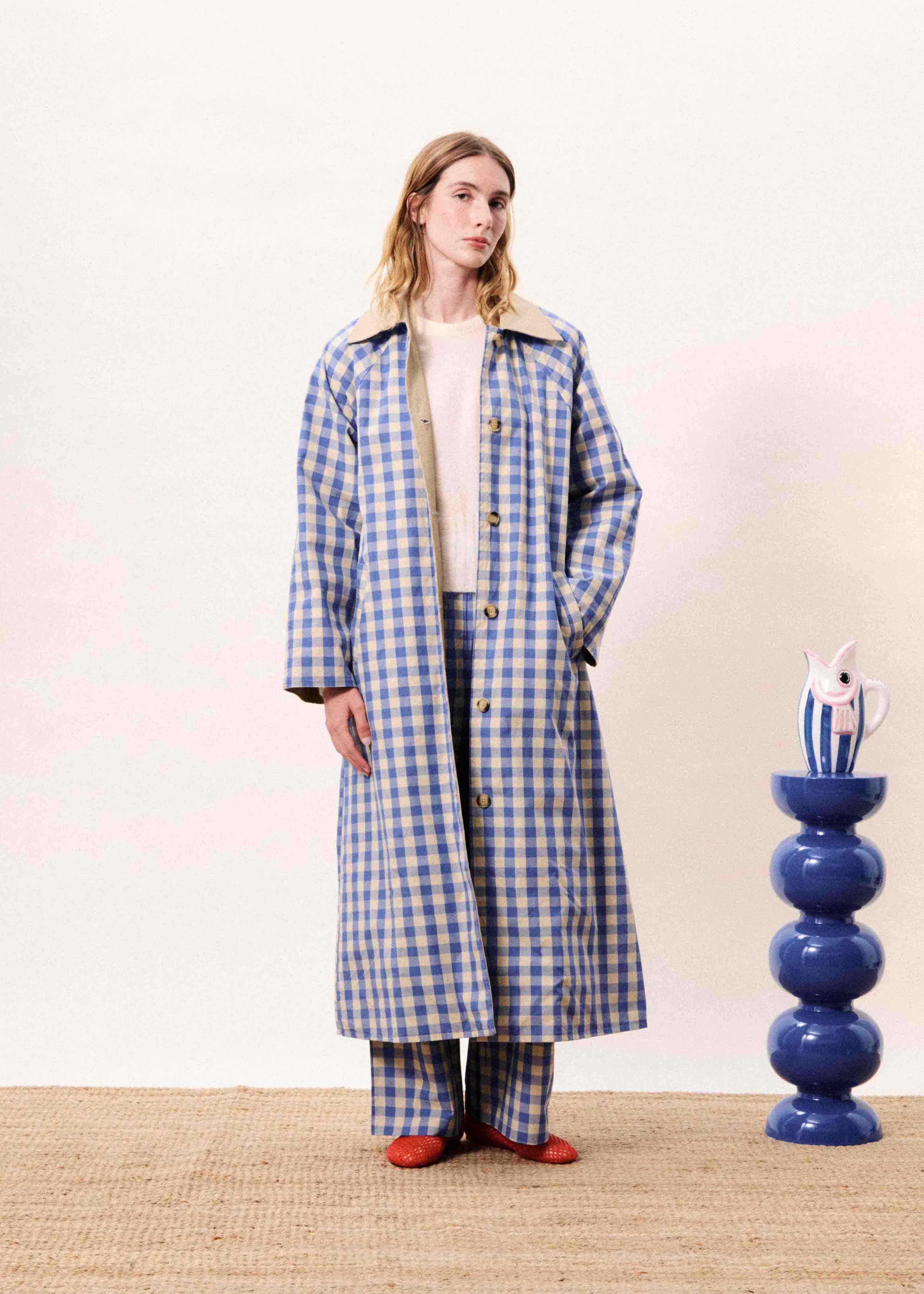 Trench POCAHONTAS Bleu azur - Image 4