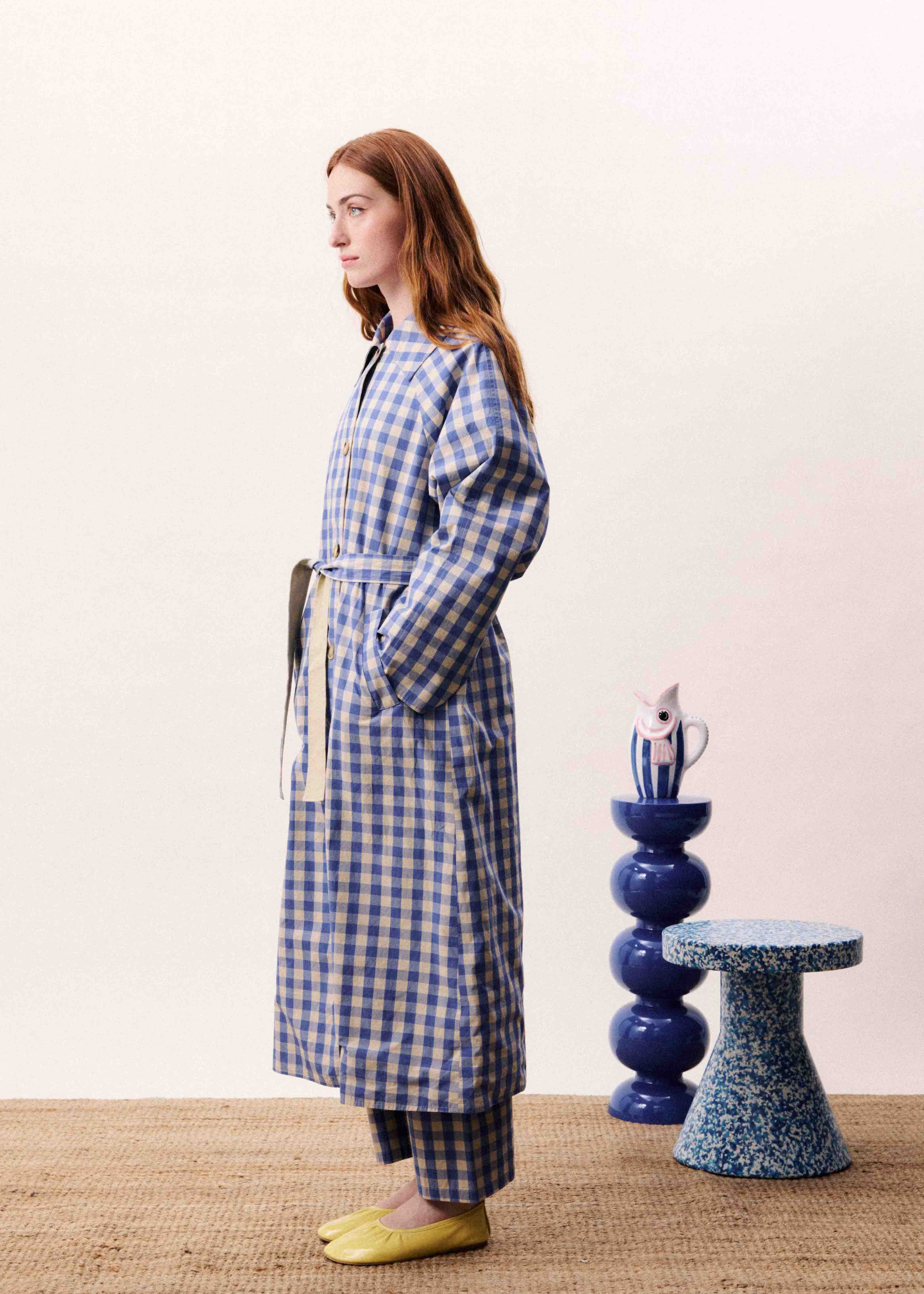 Trench POCAHONTAS Bleu azur - Image 5