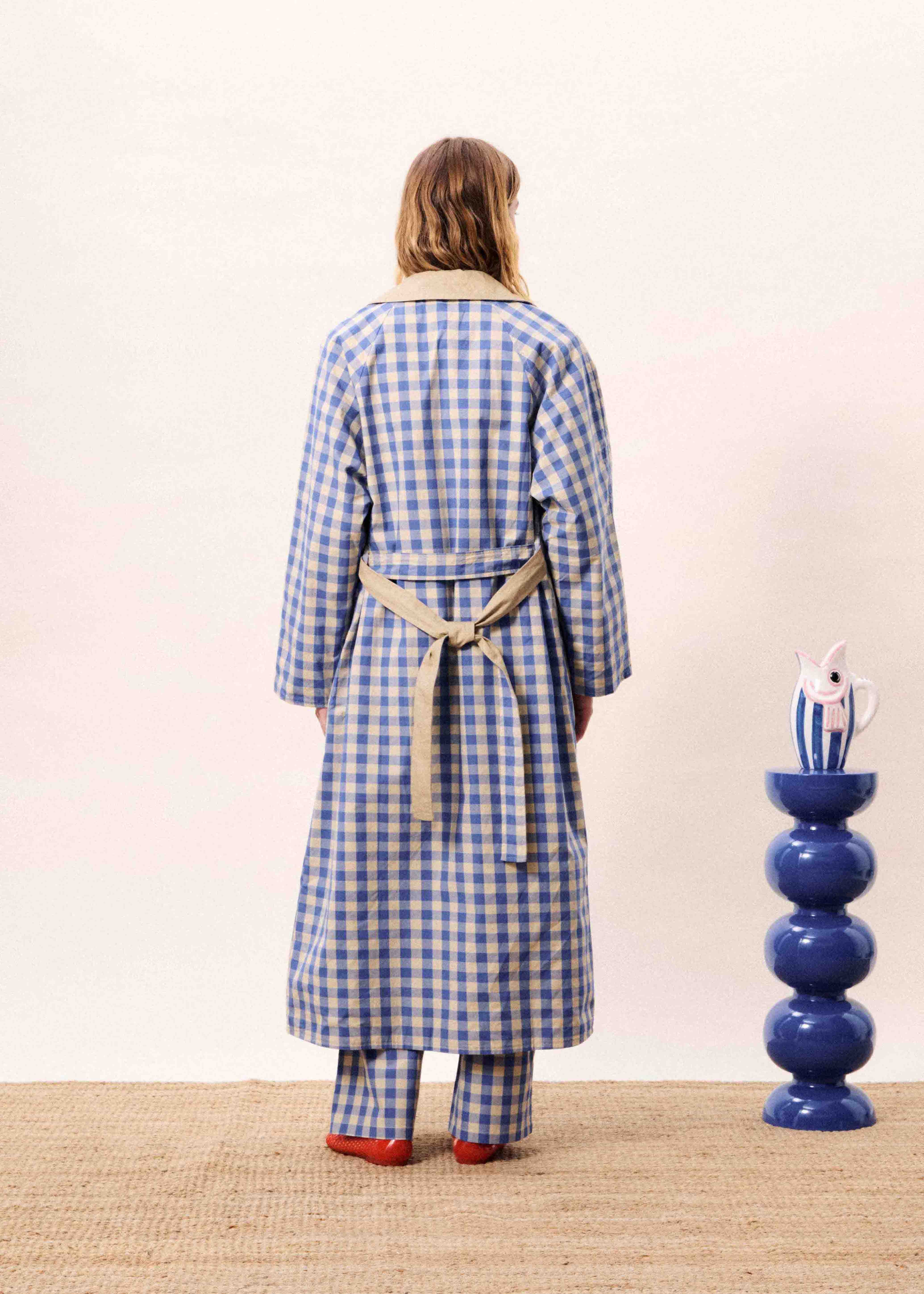 Trench POCAHONTAS Bleu azur - Image 6