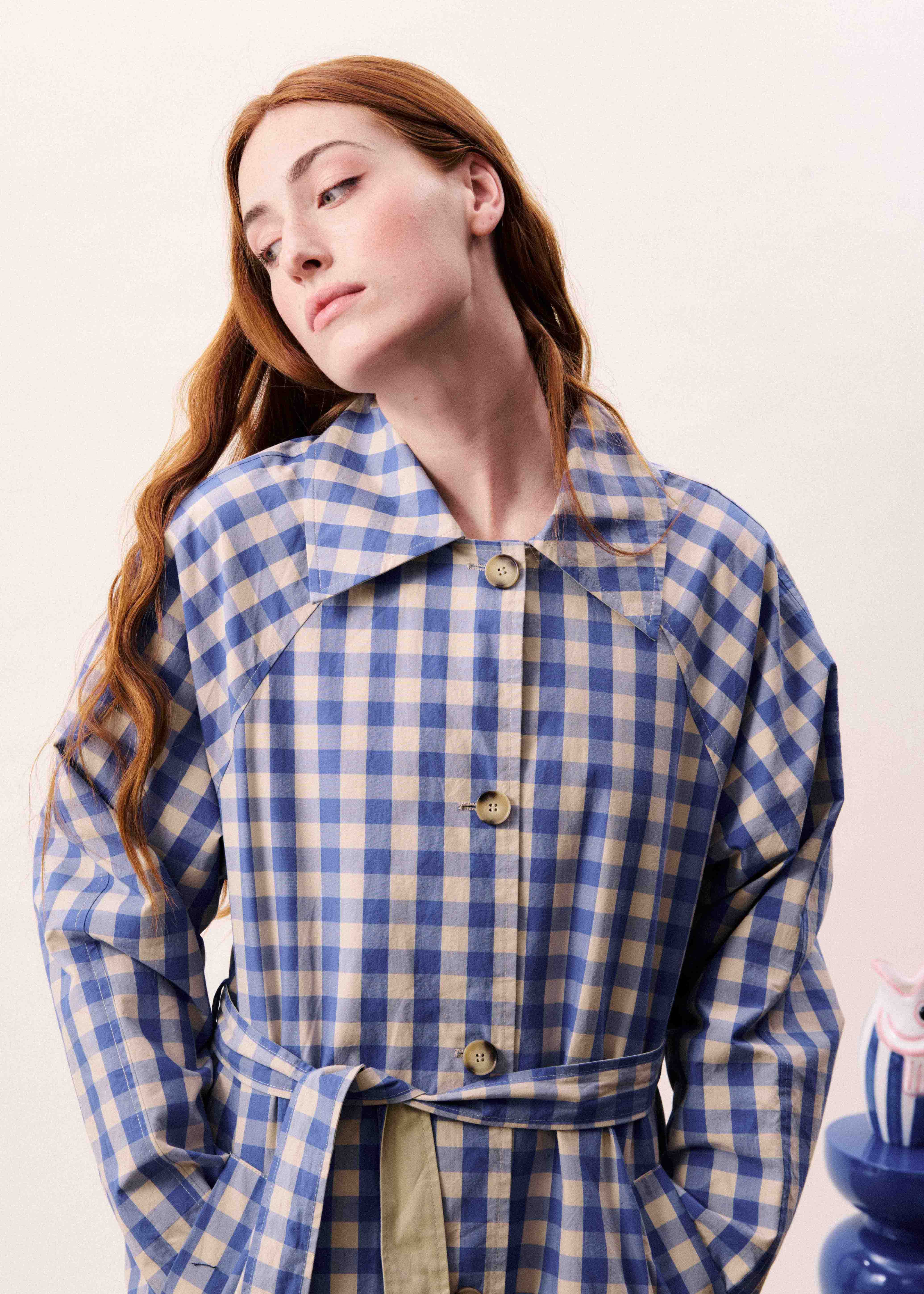 Trench POCAHONTAS Bleu azur - Image 7