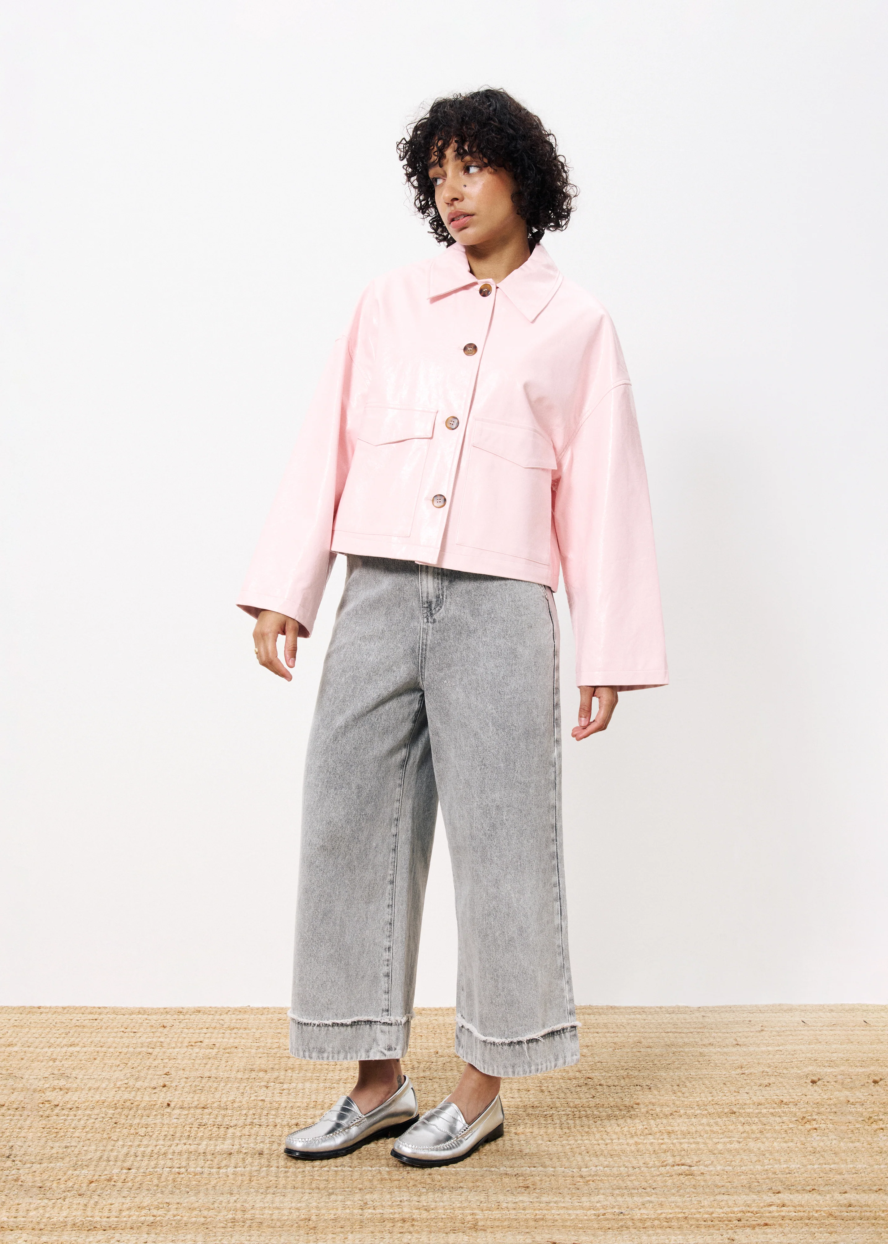 Veste CARMELIE Rose pale - Image 3