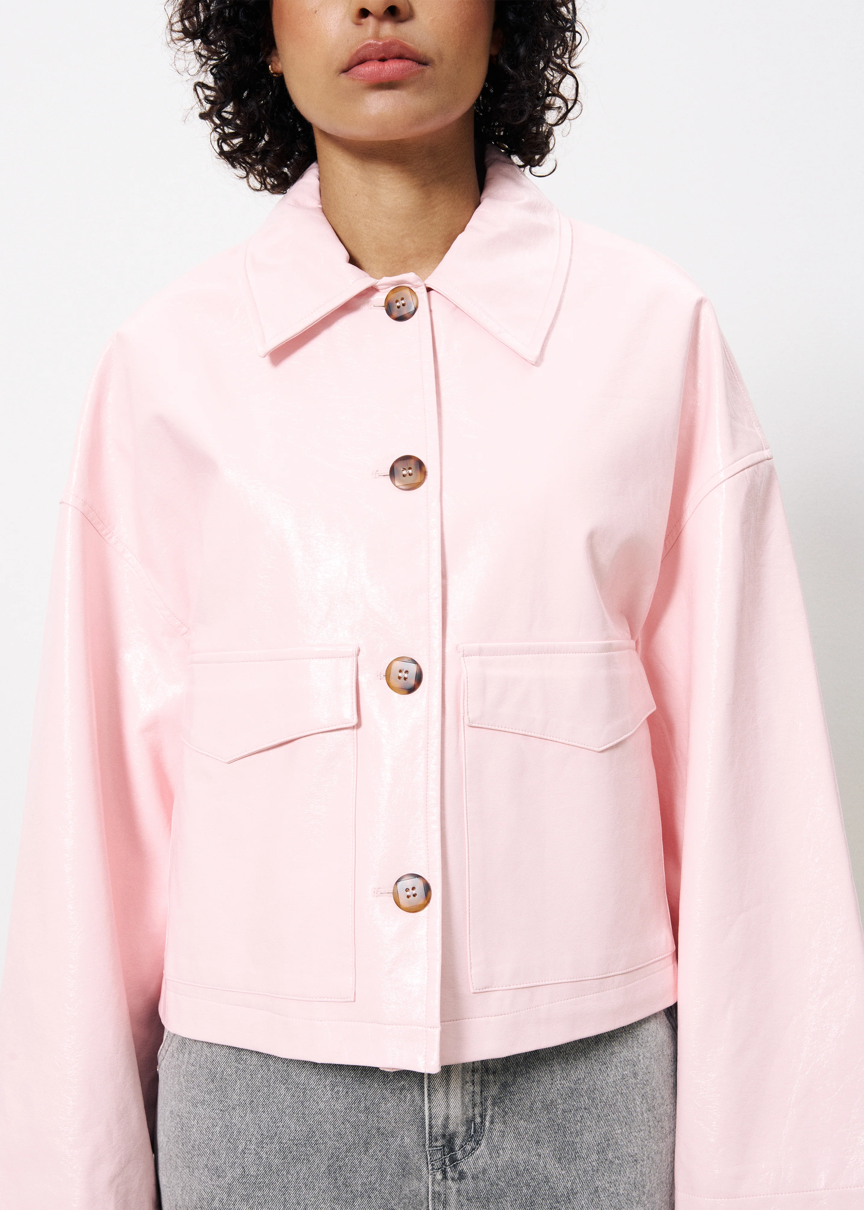 Veste CARMELIE Rose pale - Image 5
