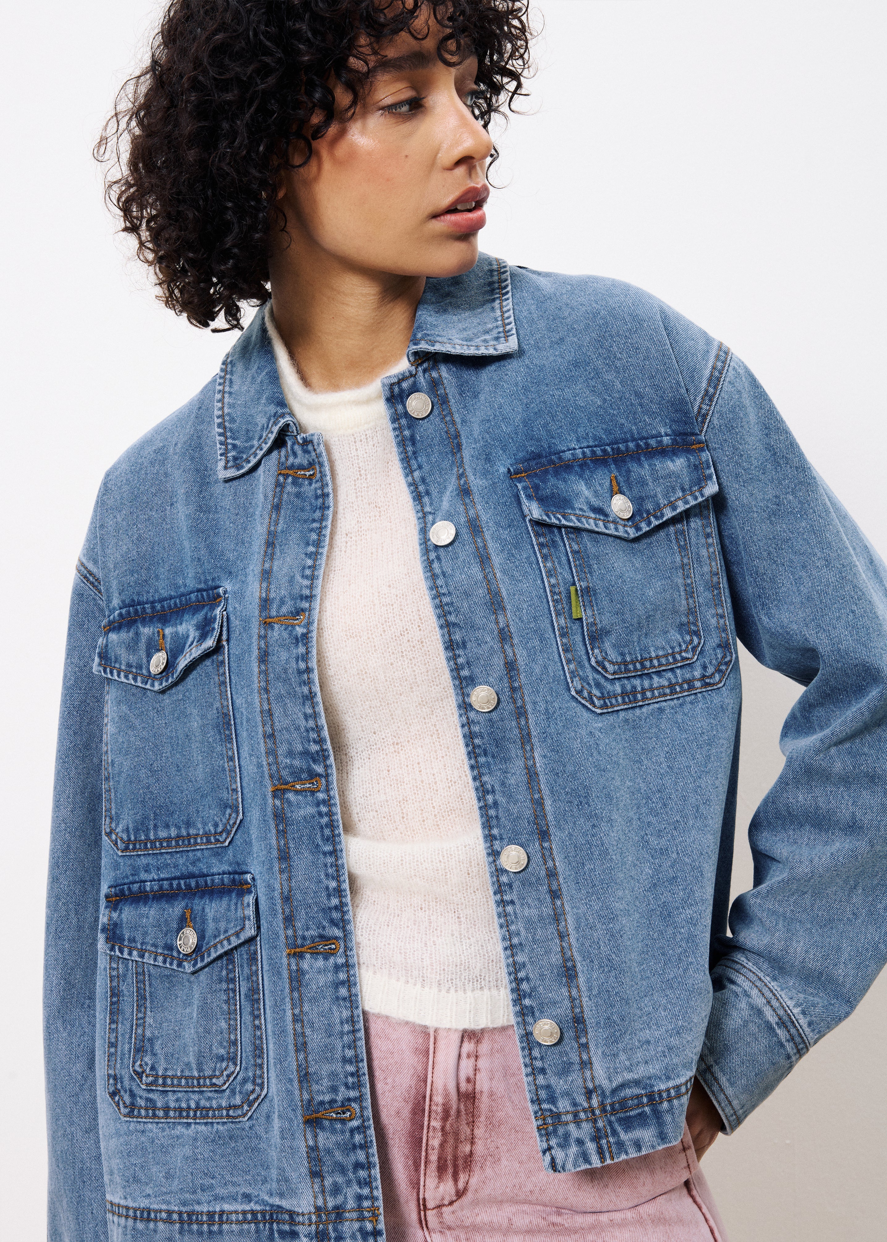 Veste DAINA Bleu jean - Image 4
