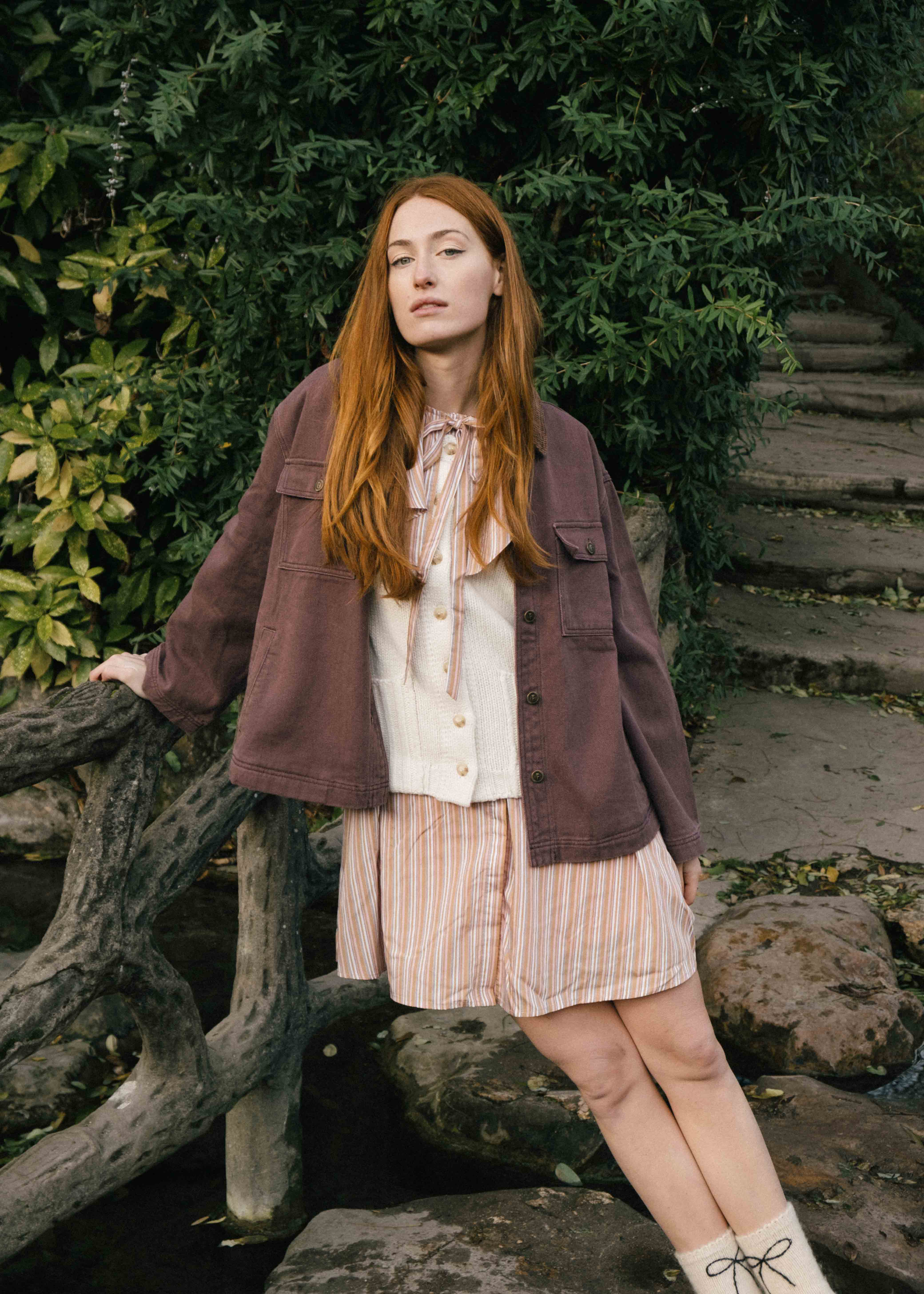 Veste MAUVE Aubergine