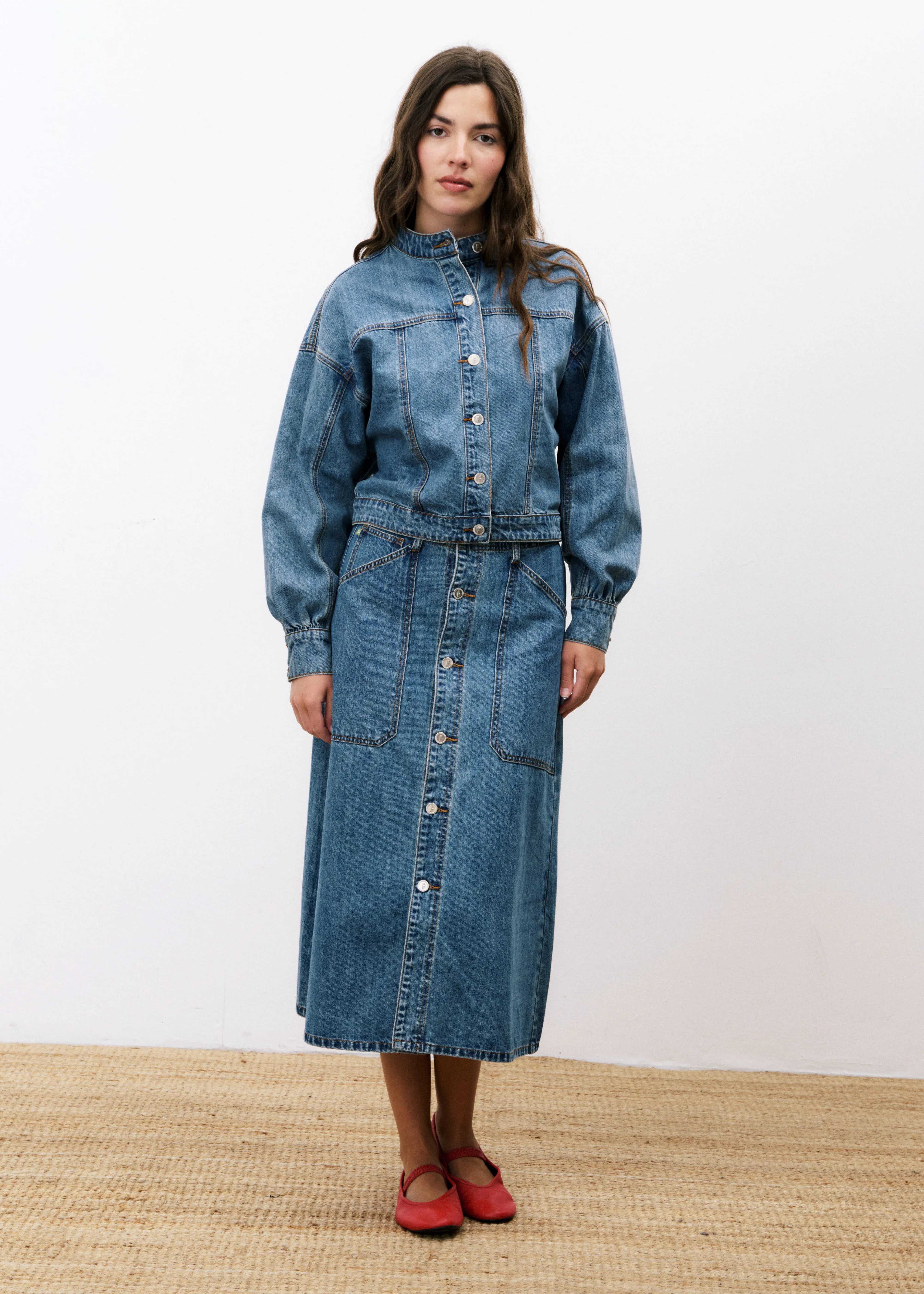 Veste NAELLY Bleu jean