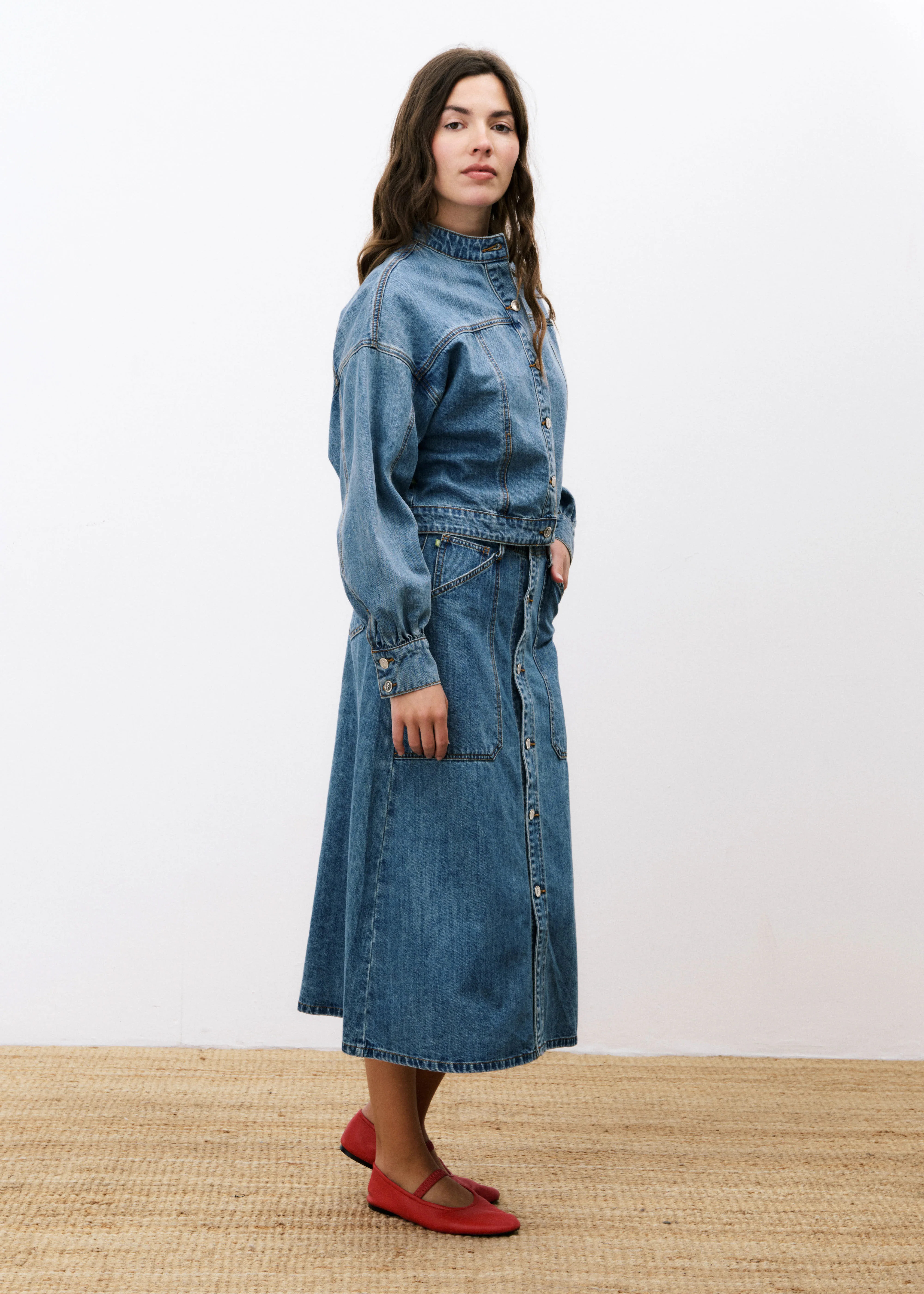 Veste NAELLY Bleu jean - Image 2