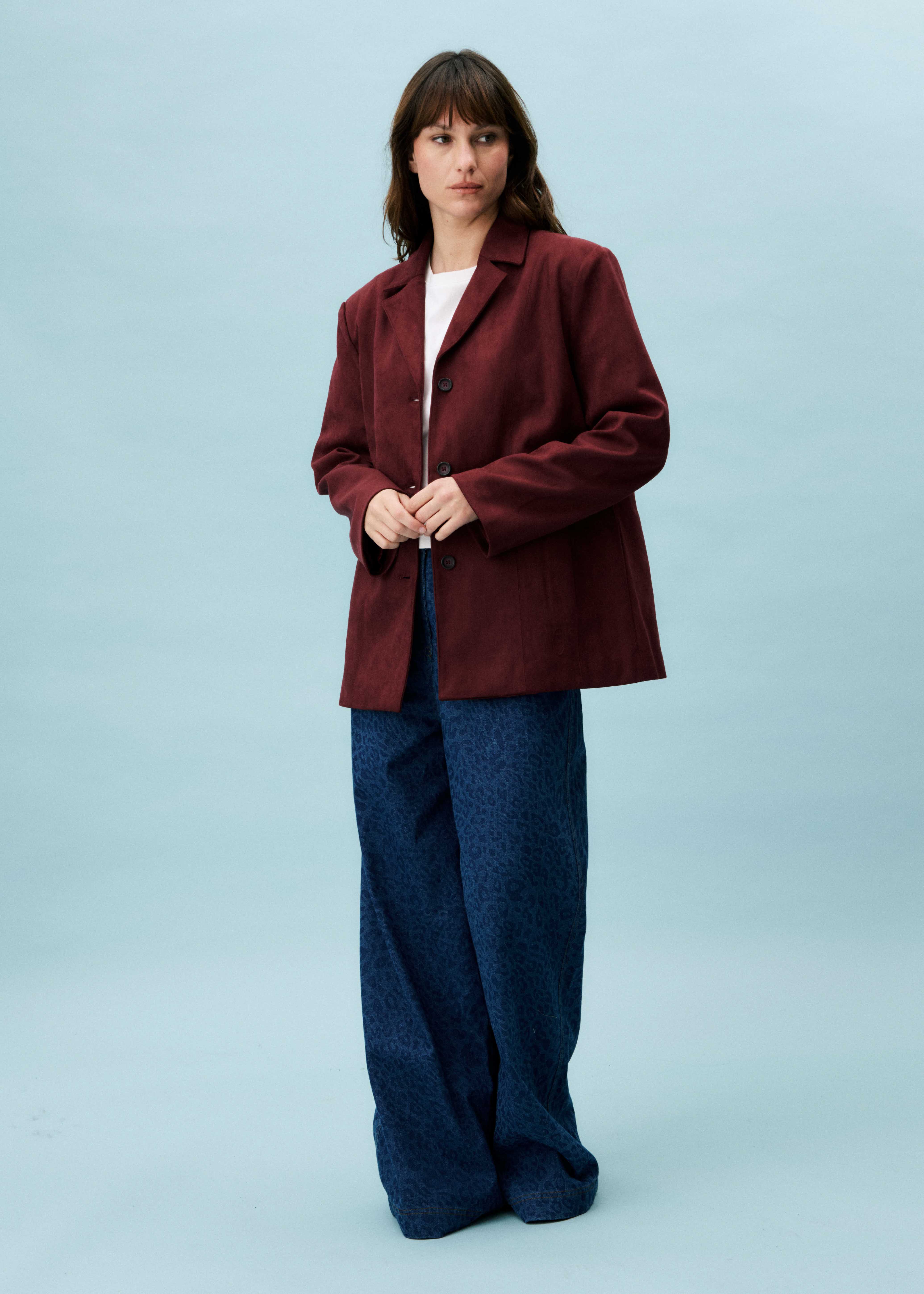 Veste NYMPHALIS Aubergine