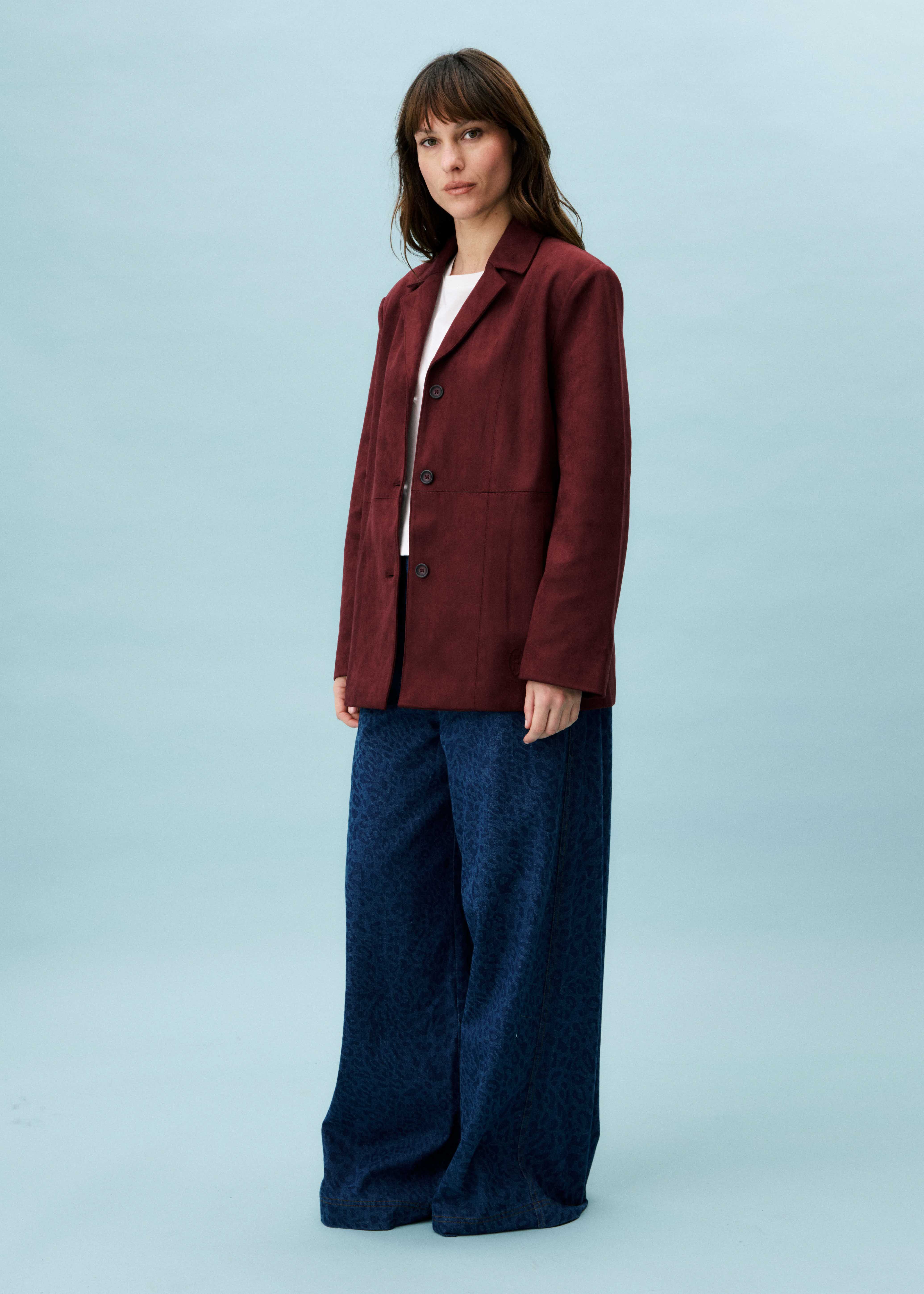 Veste NYMPHALIS Aubergine - Image 2