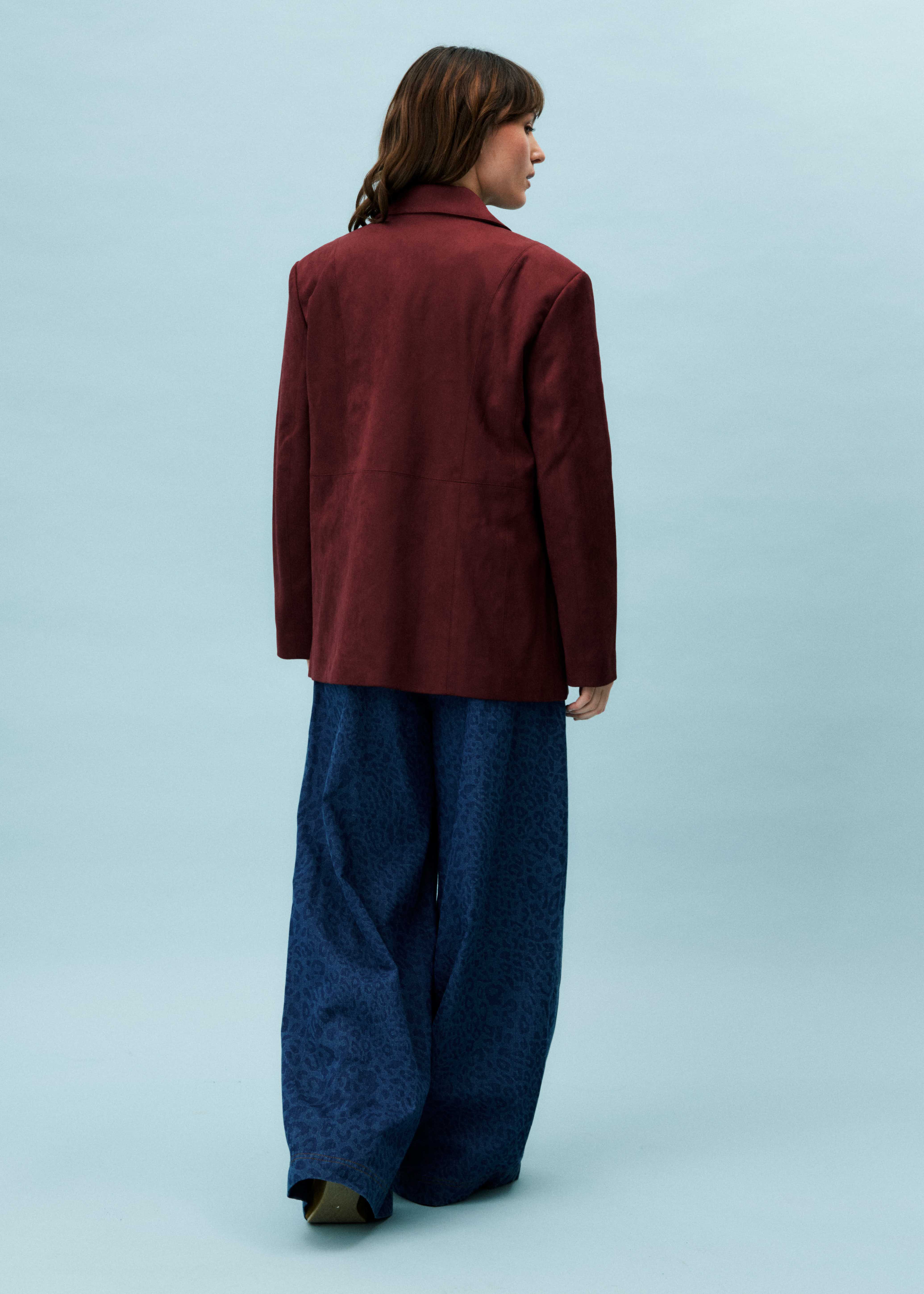 Veste NYMPHALIS Aubergine - Image 3