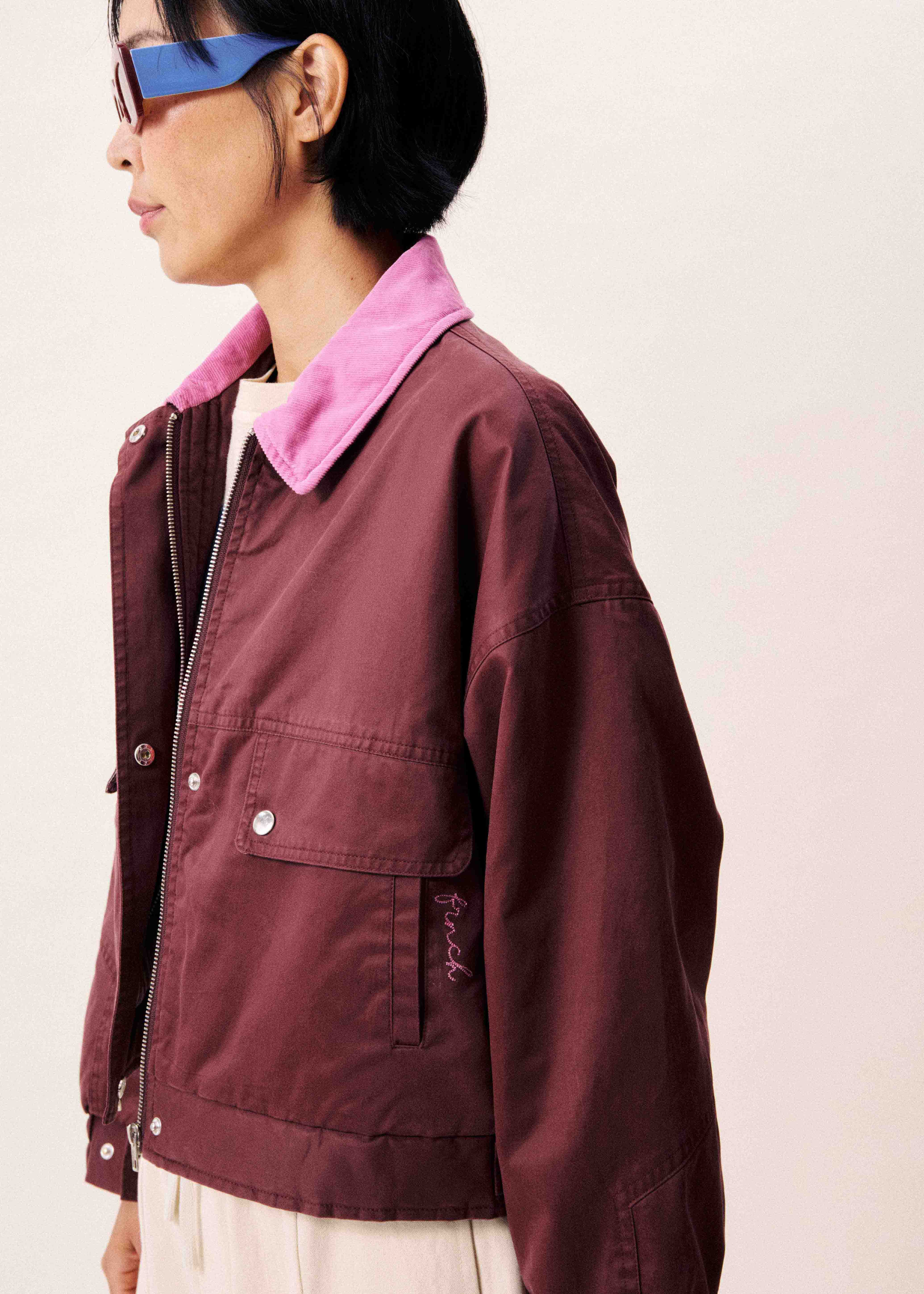 Veste TIGRESSA Bordeaux - Image 5