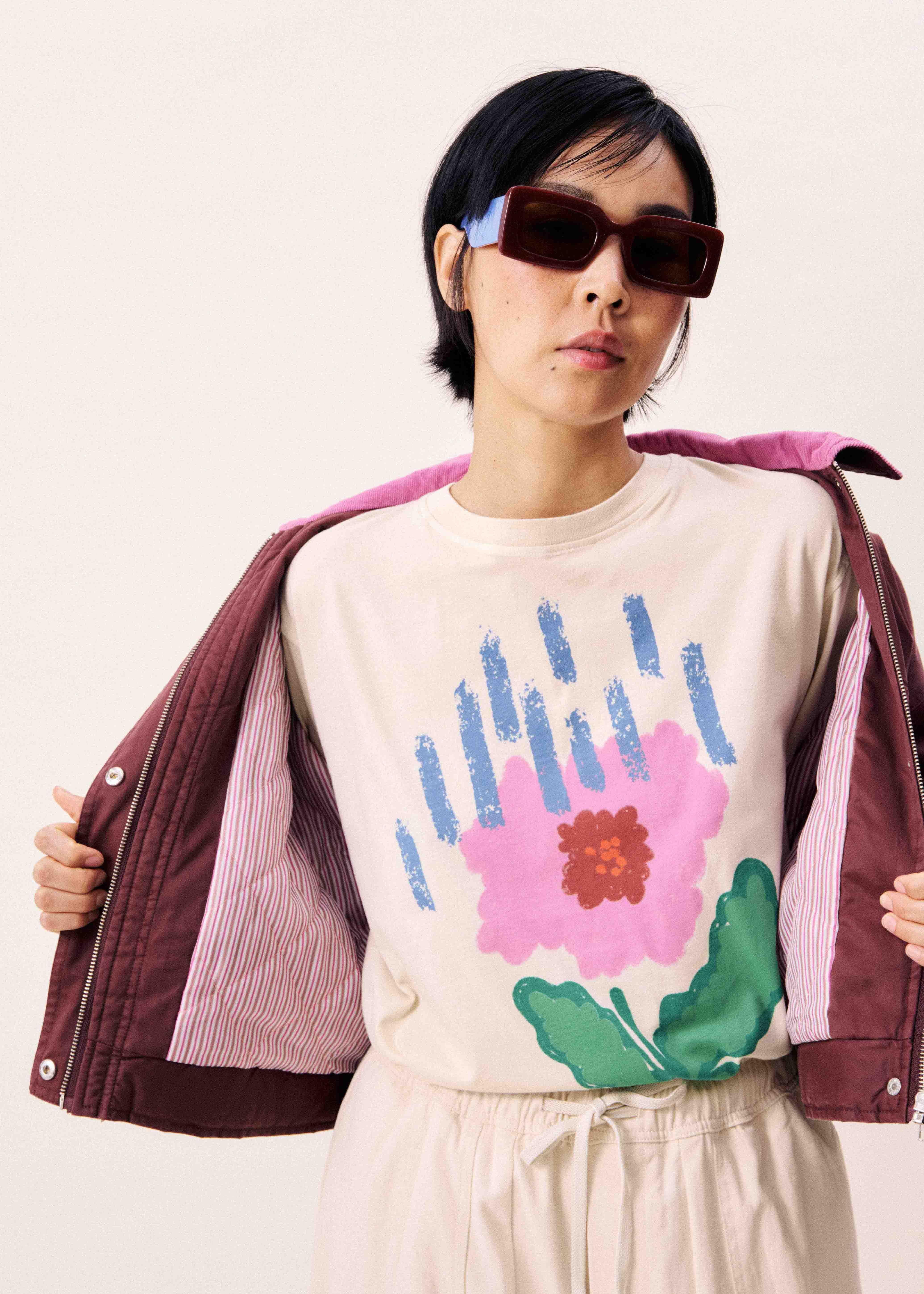 Veste TIGRESSA Bordeaux - Image 6